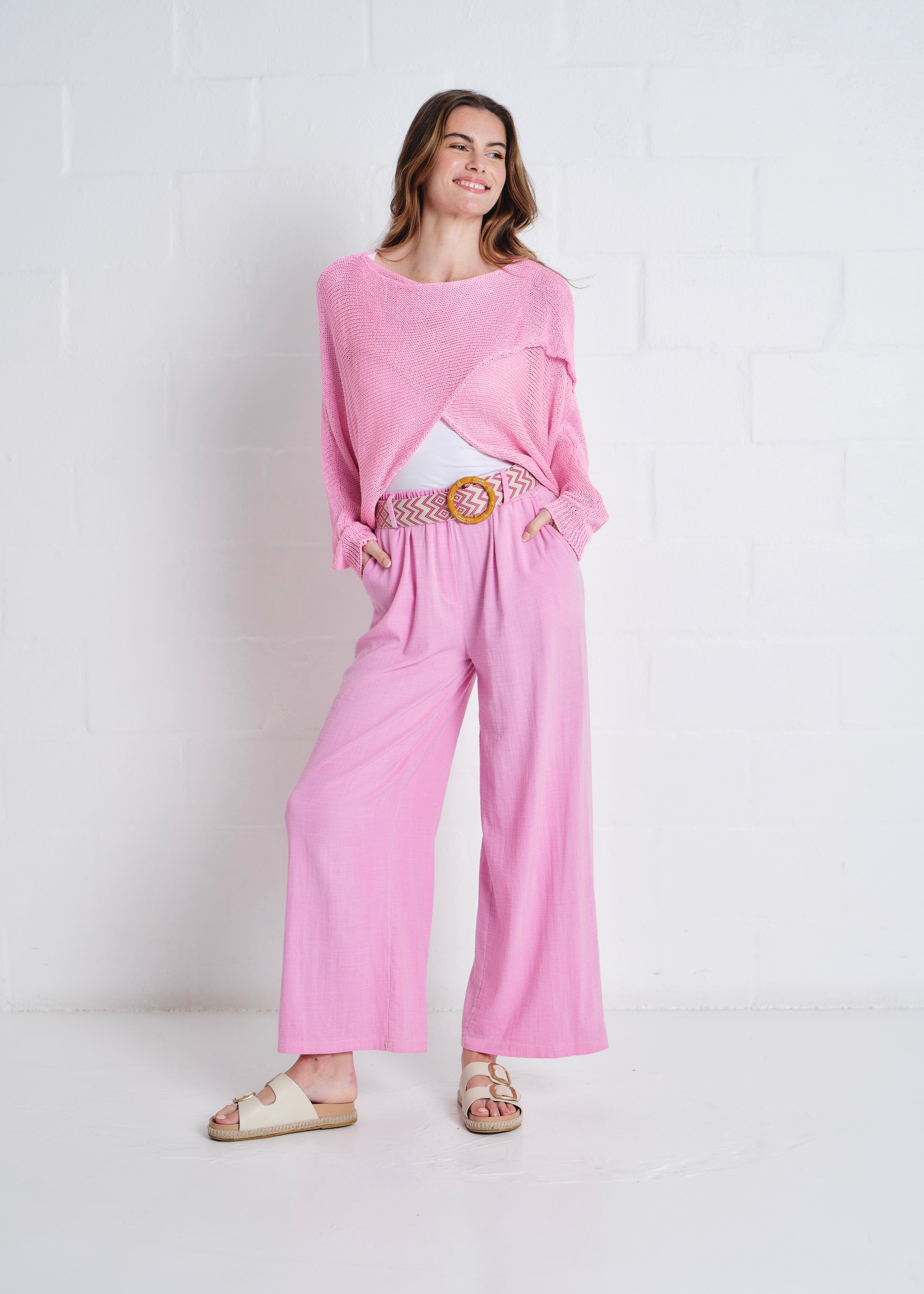 Chaillot Crossover Knit In Pink