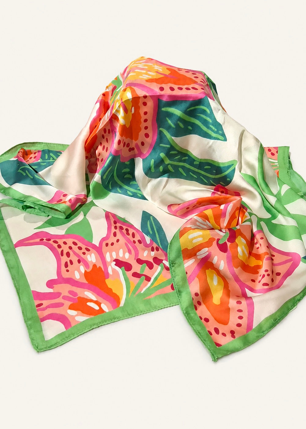 Tropical Bloom Square Scarf