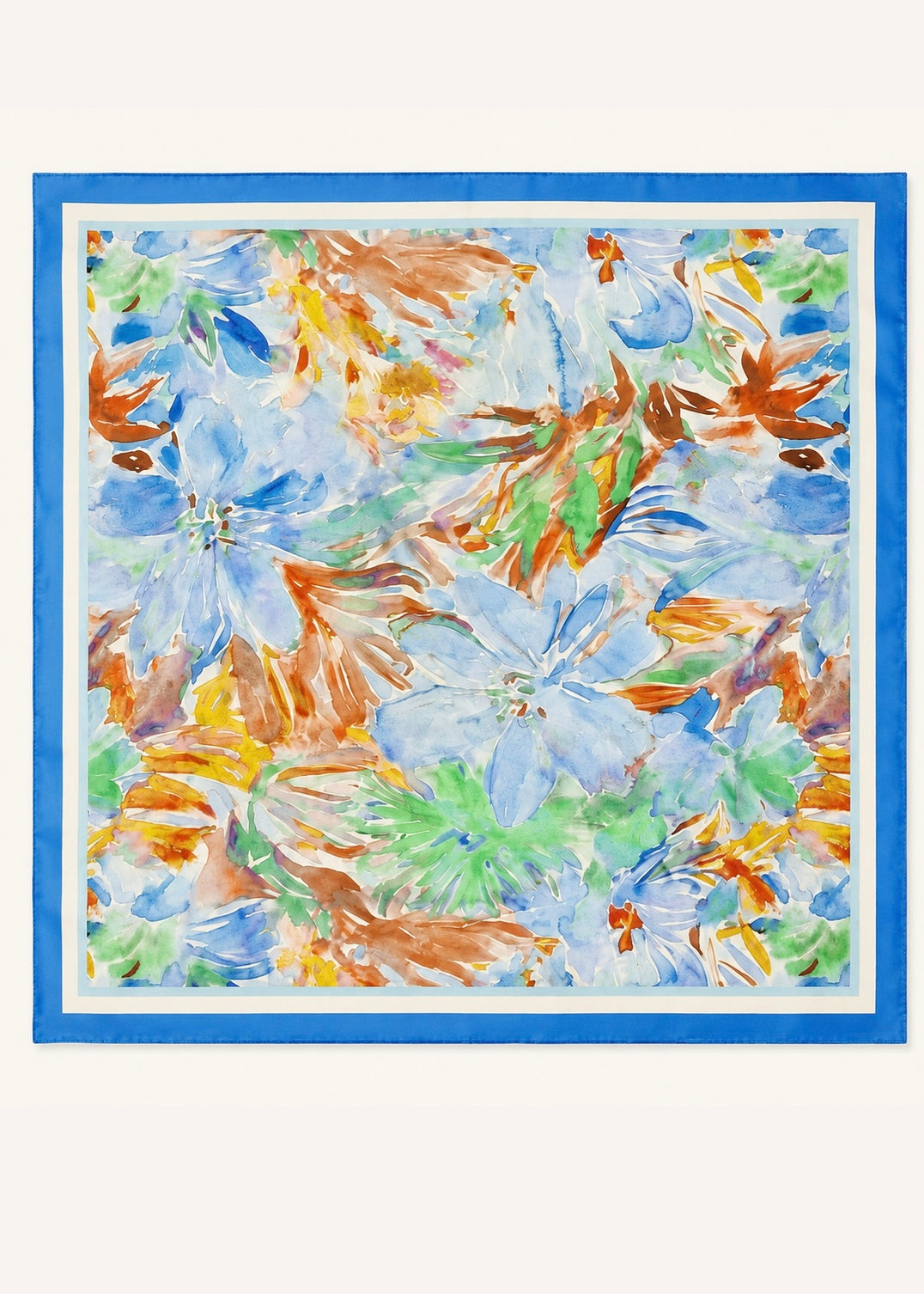 Watercolour Garden Square Scarf
