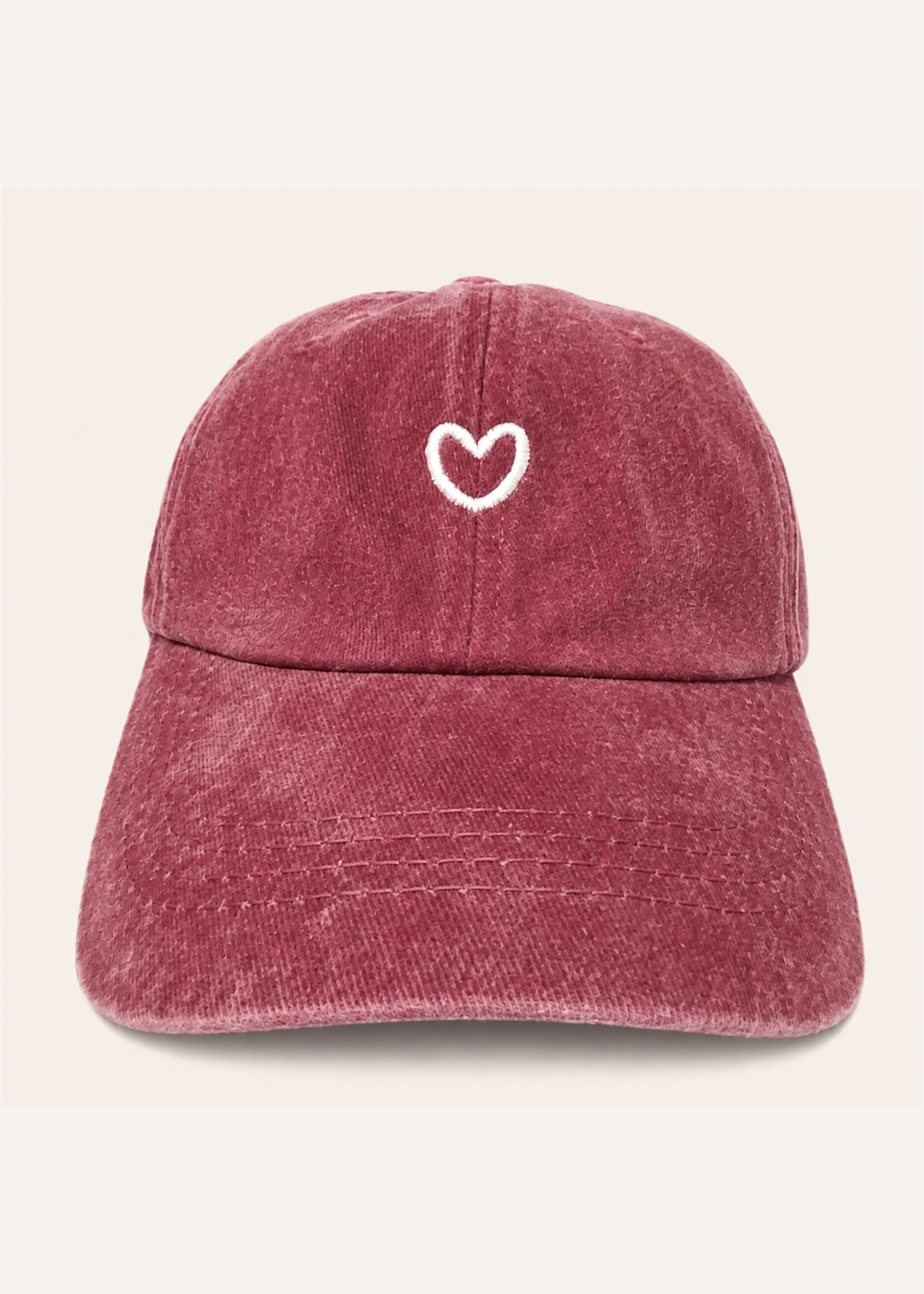 Tender Heart Cap In Wine