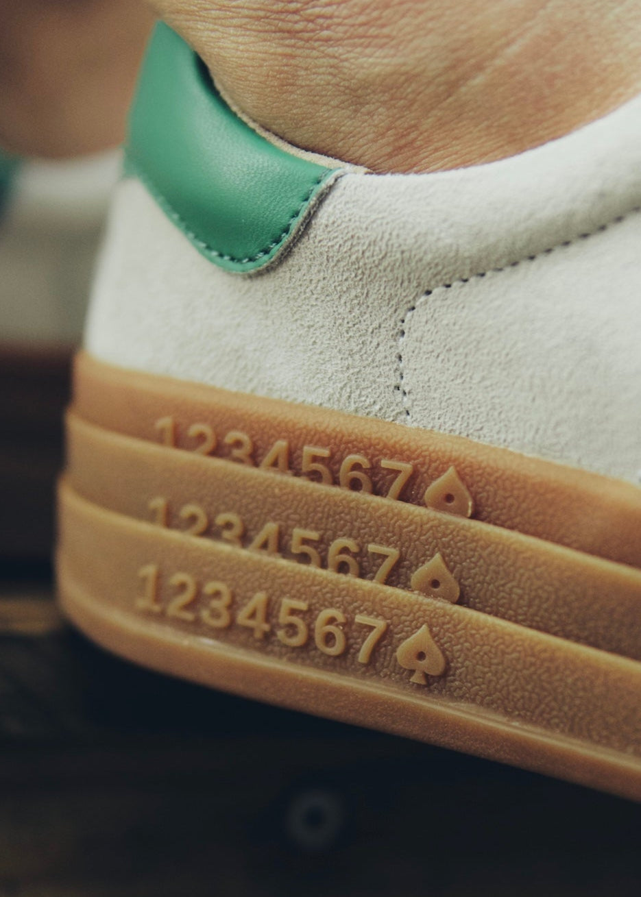 Bree Leather Sneaker In Light Taupe