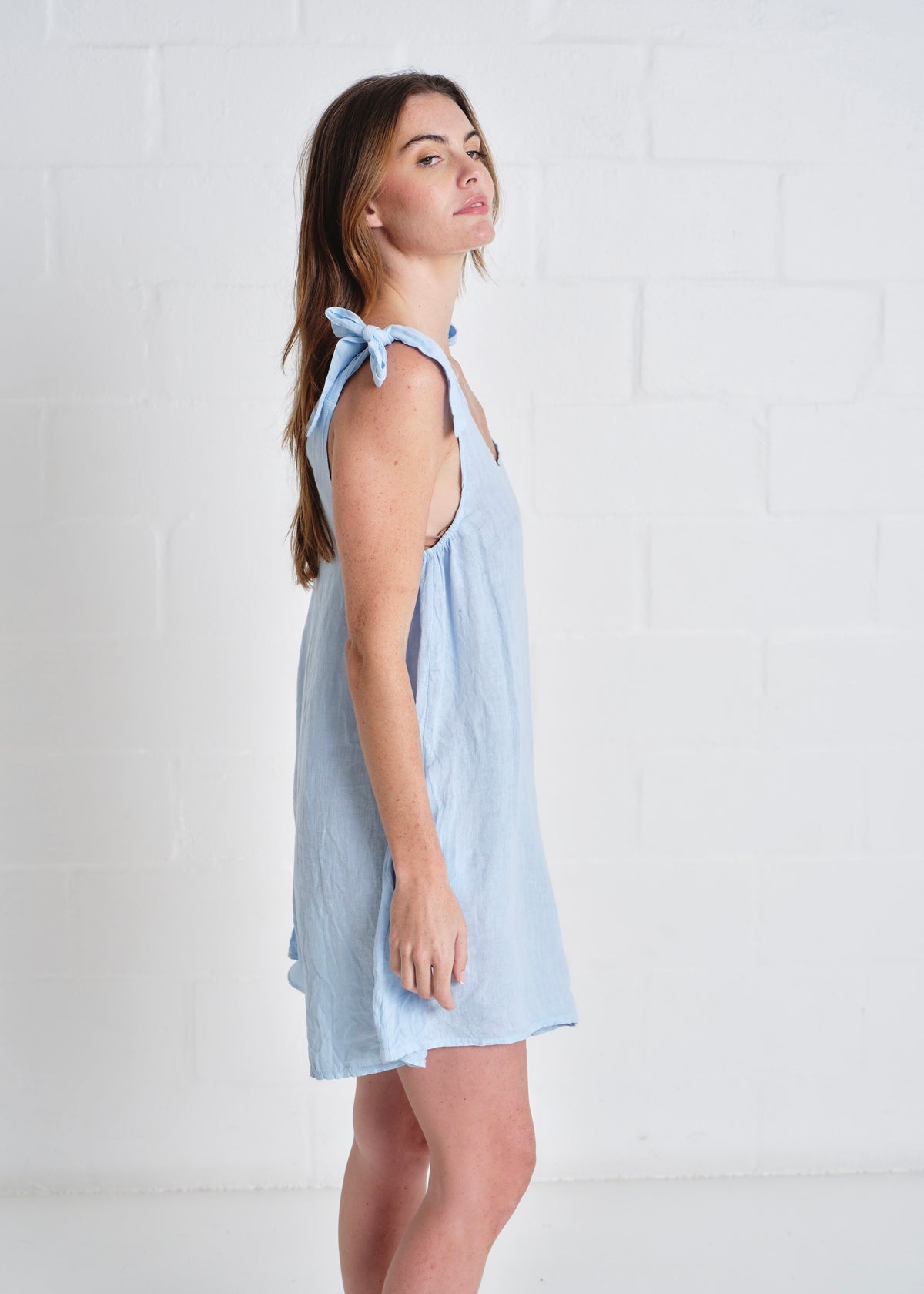 Bondi Playsuit In Sky Blue
