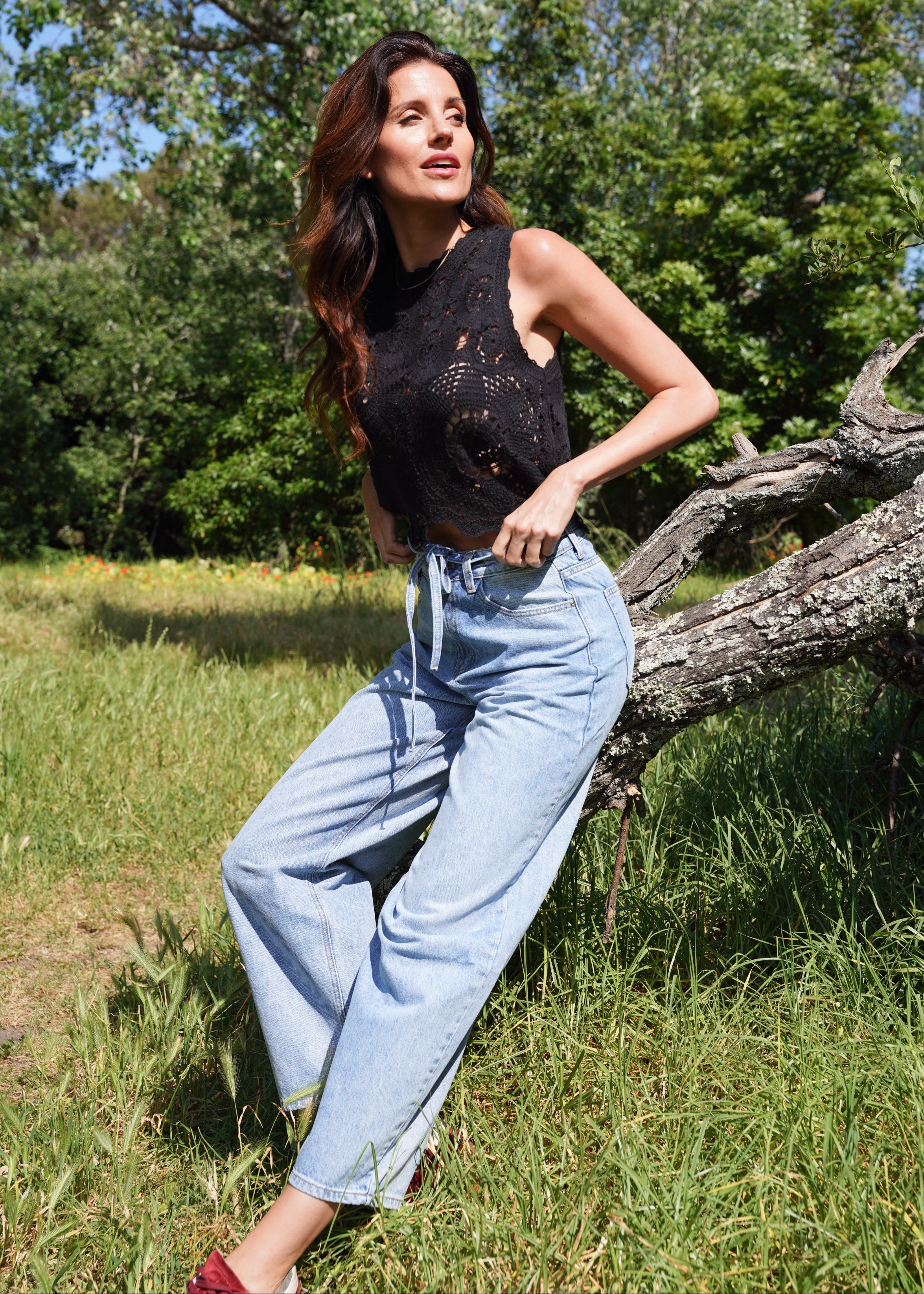 Mom Denim Jeans In Blue