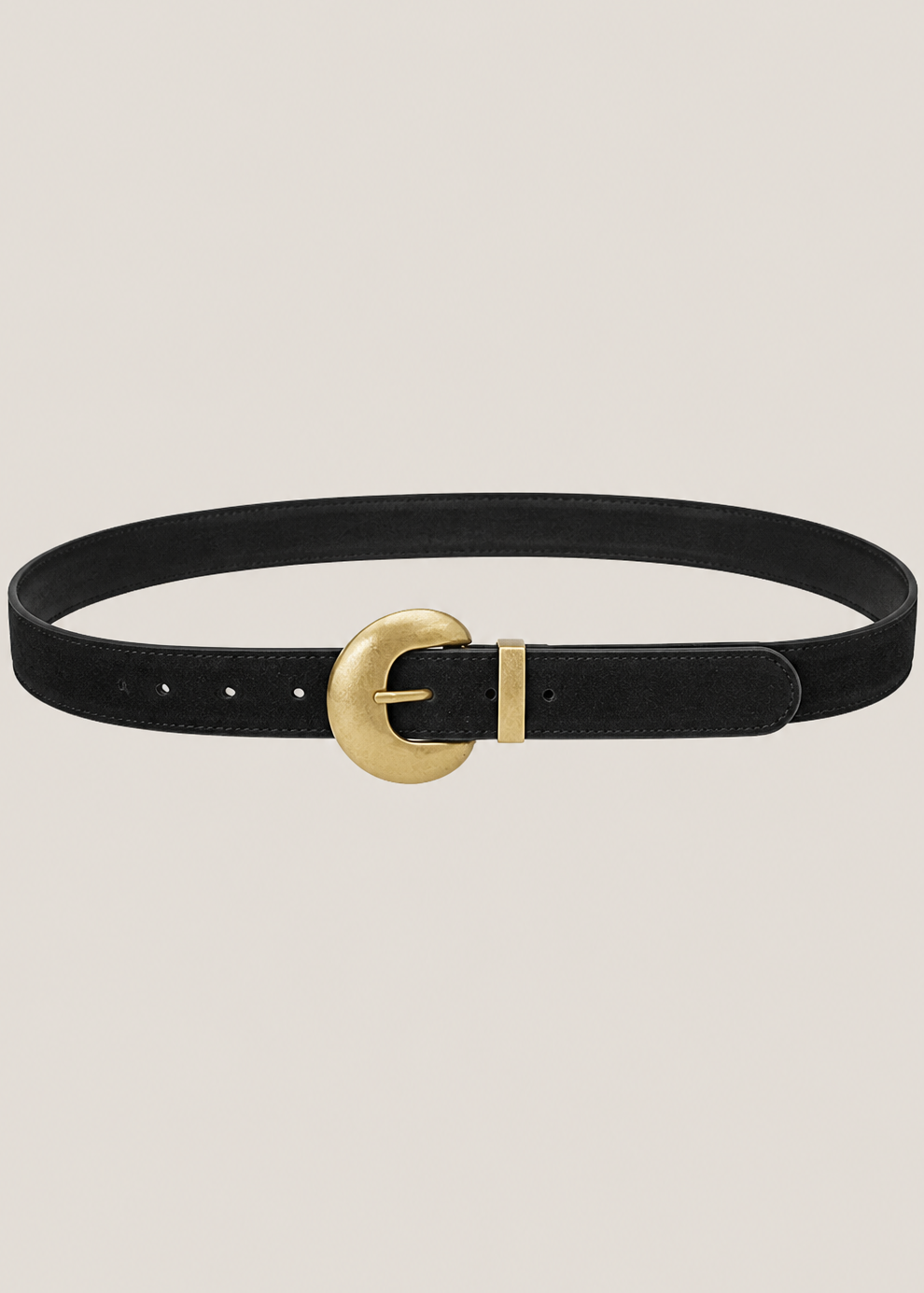 Genuine Leather Belt In Black