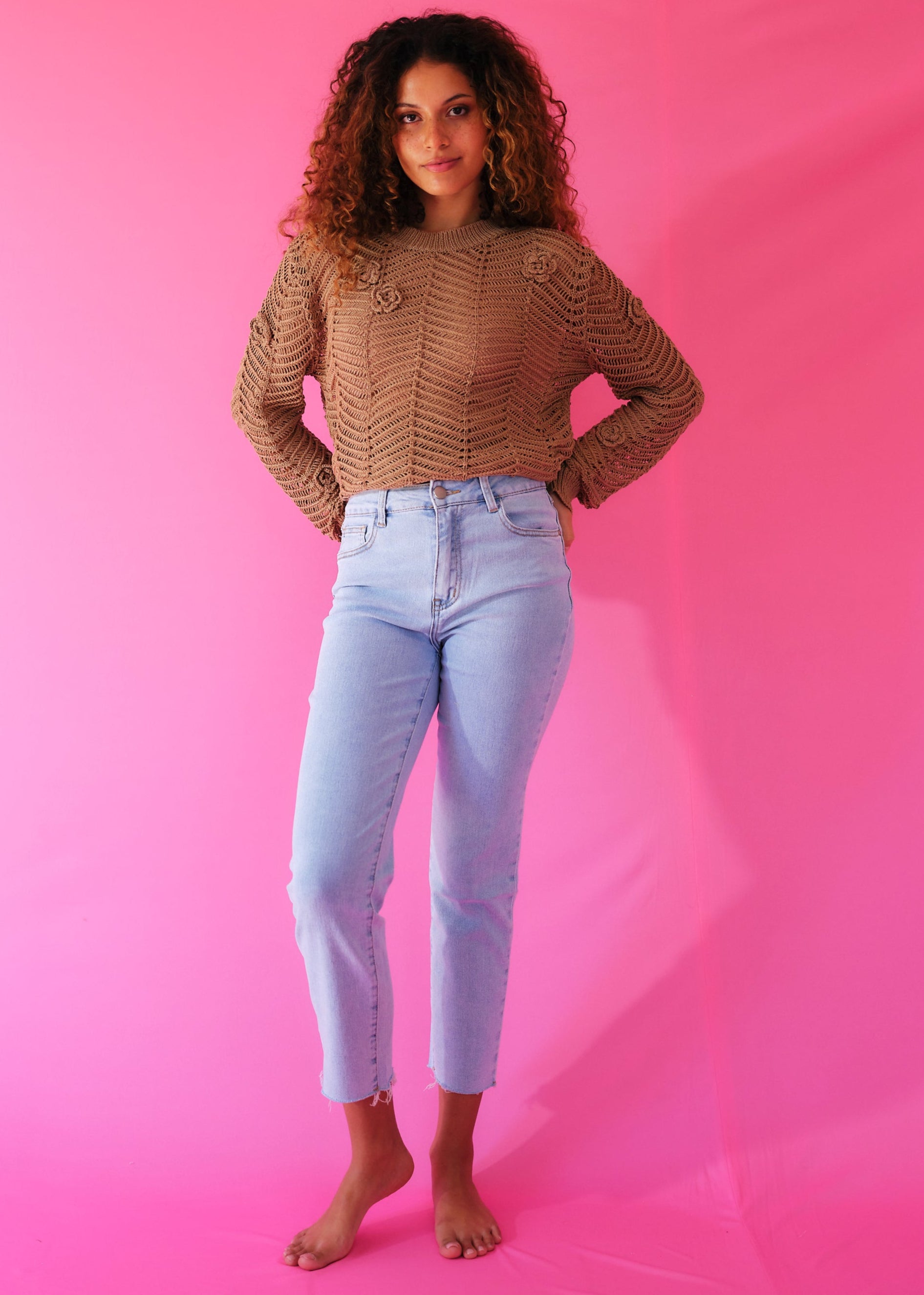 Faded Mom Jeans