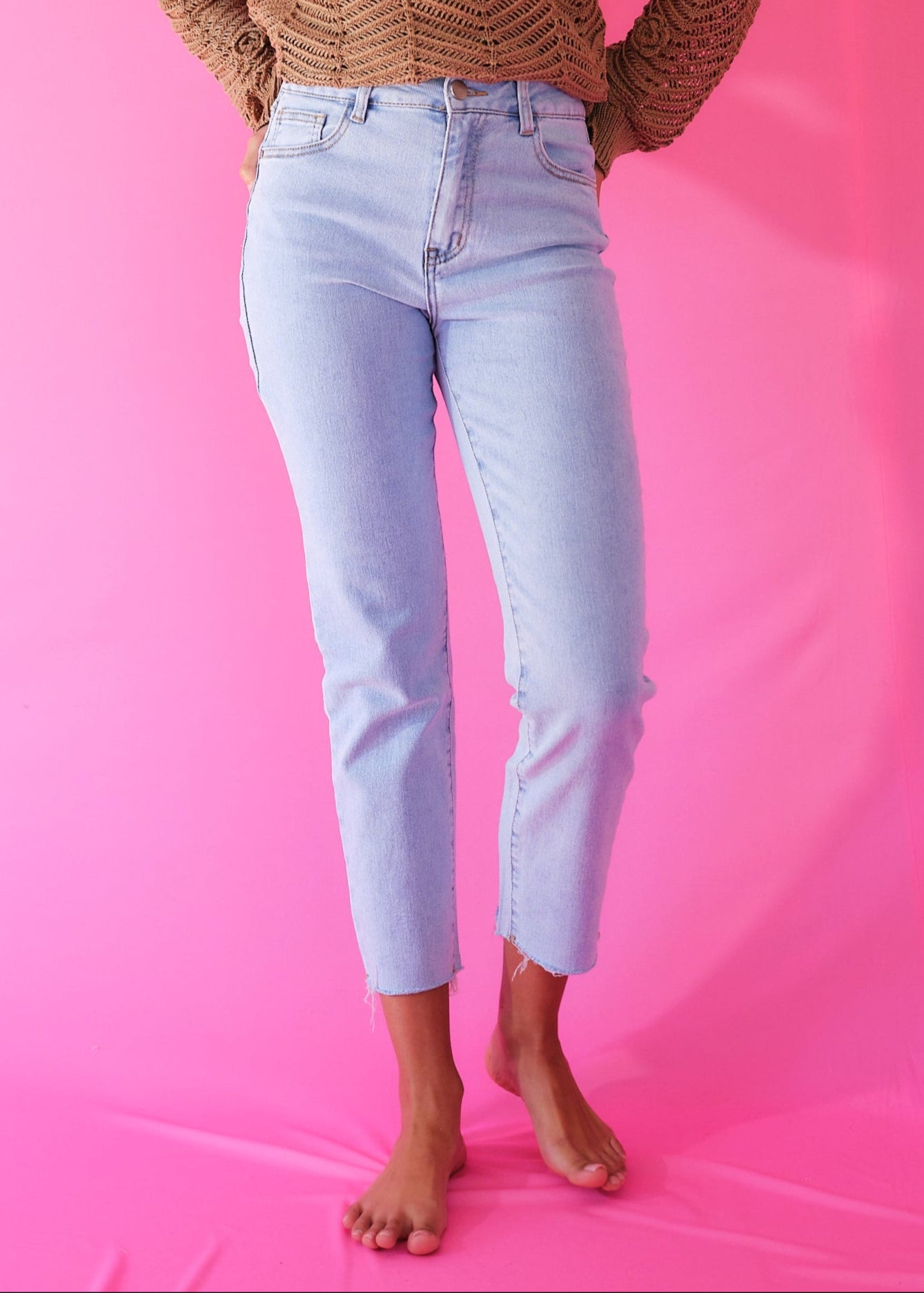 Faded Mom Jeans