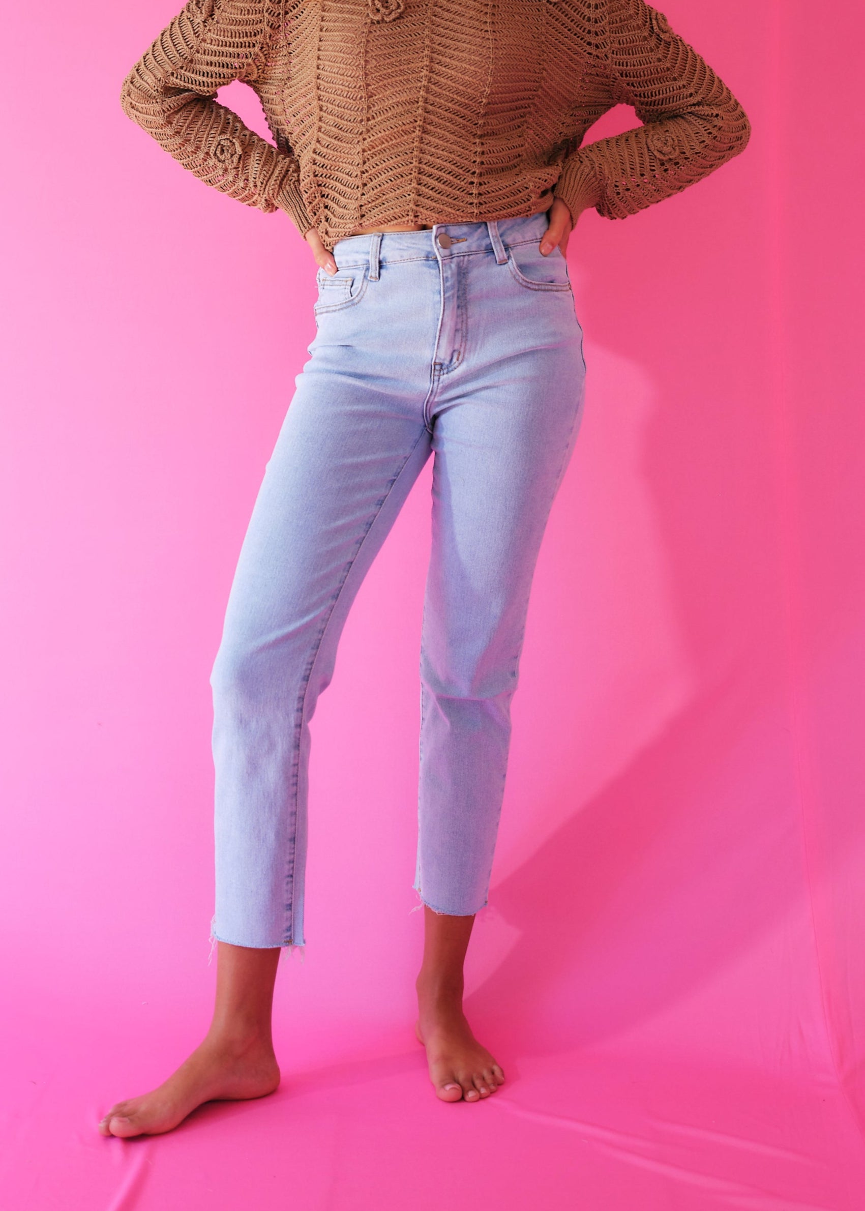 Faded Mom Jeans