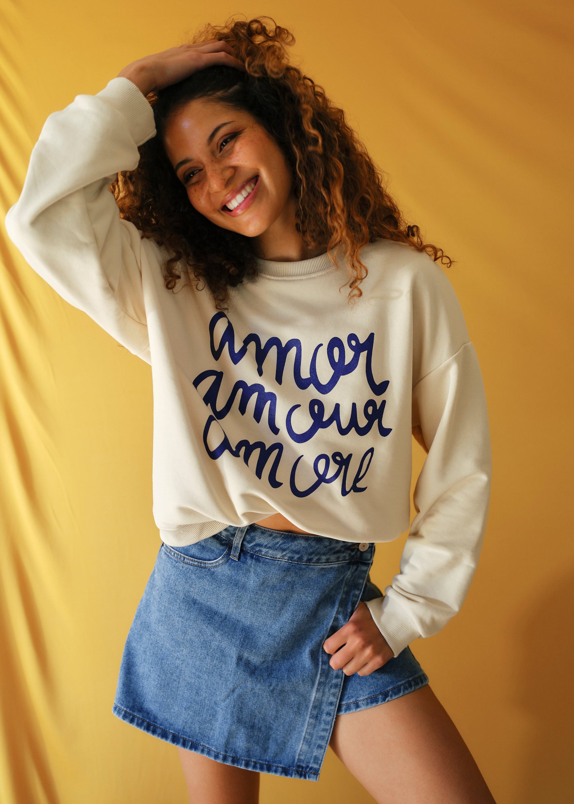Italian Amour Cream Sweater