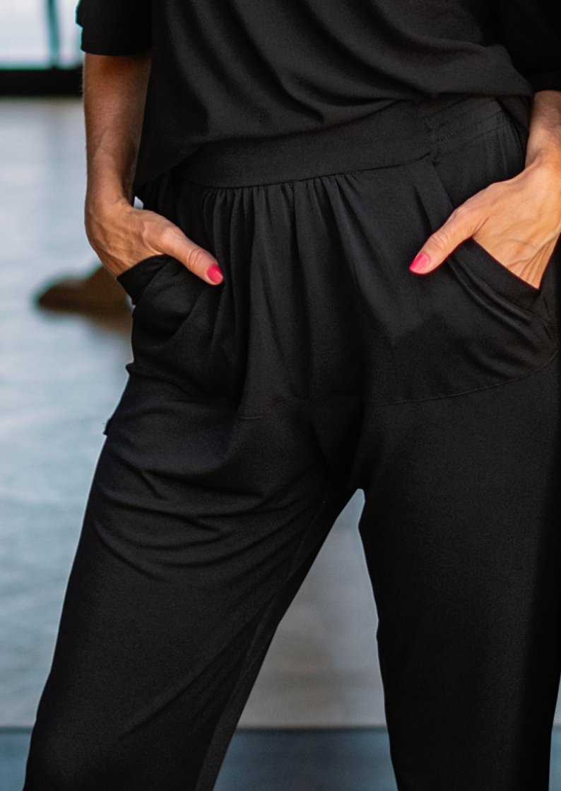 View our Cara Pants In Black - The ultimate PANTS created by ICONIC and sold here, at Tribute Store