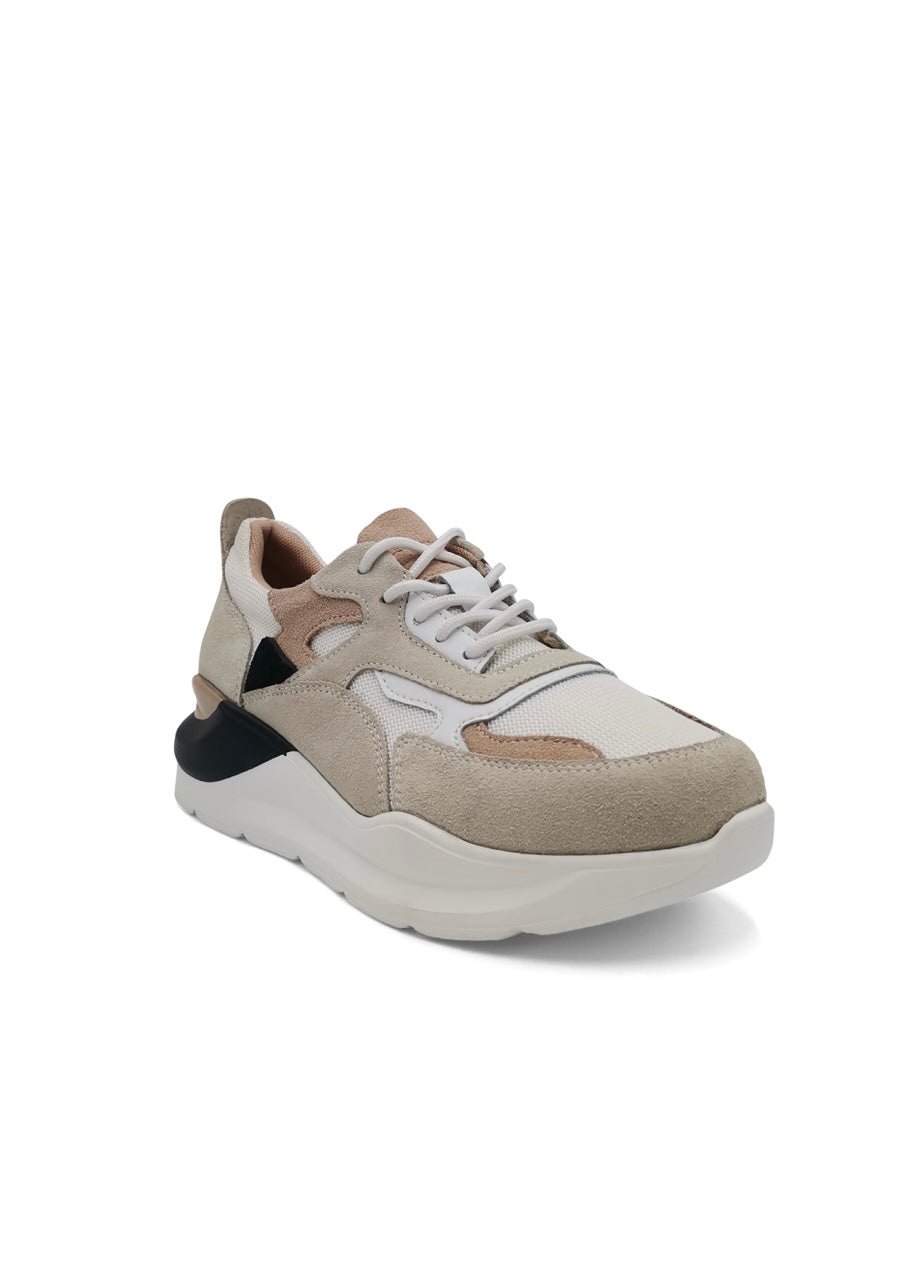 View our Dara Multi Print Sneaker In Beige - The ultimate SHOES created by Julz and sold here, at Tribute Store