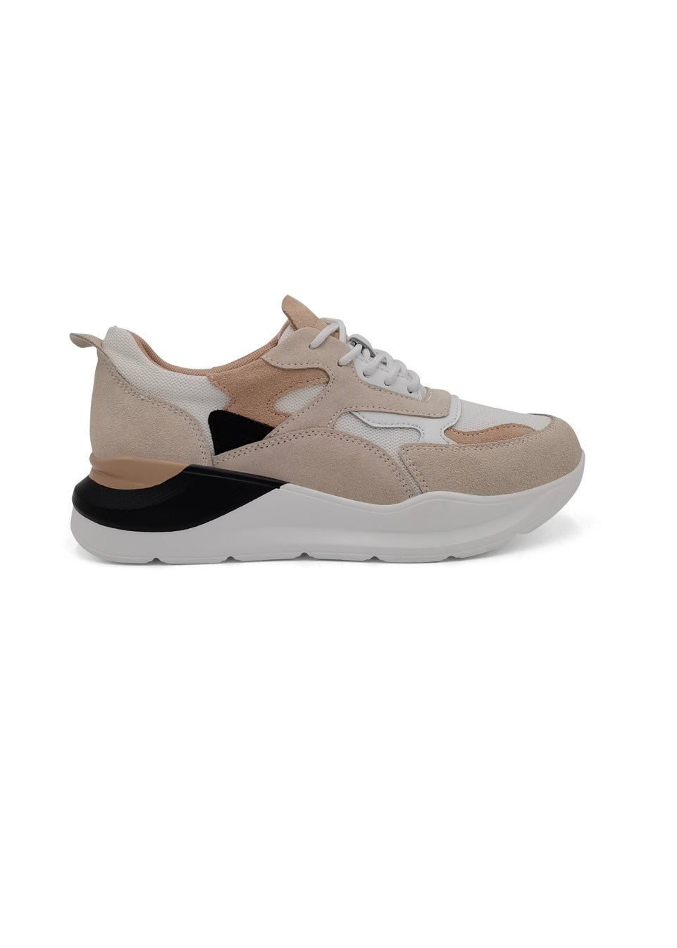 View our Dara Multi Print Sneaker In Beige - The ultimate SHOES created by Julz and sold here, at Tribute Store