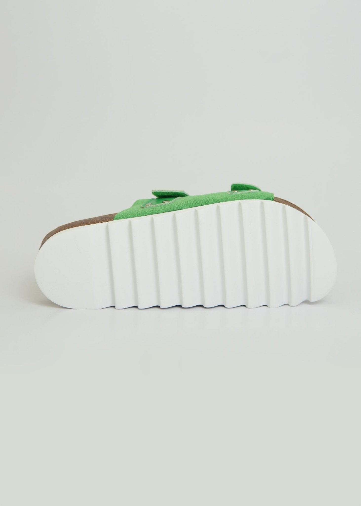 View our Hope Sandal In Green - The ultimate SHOES created by Julz and sold here, at Tribute Store