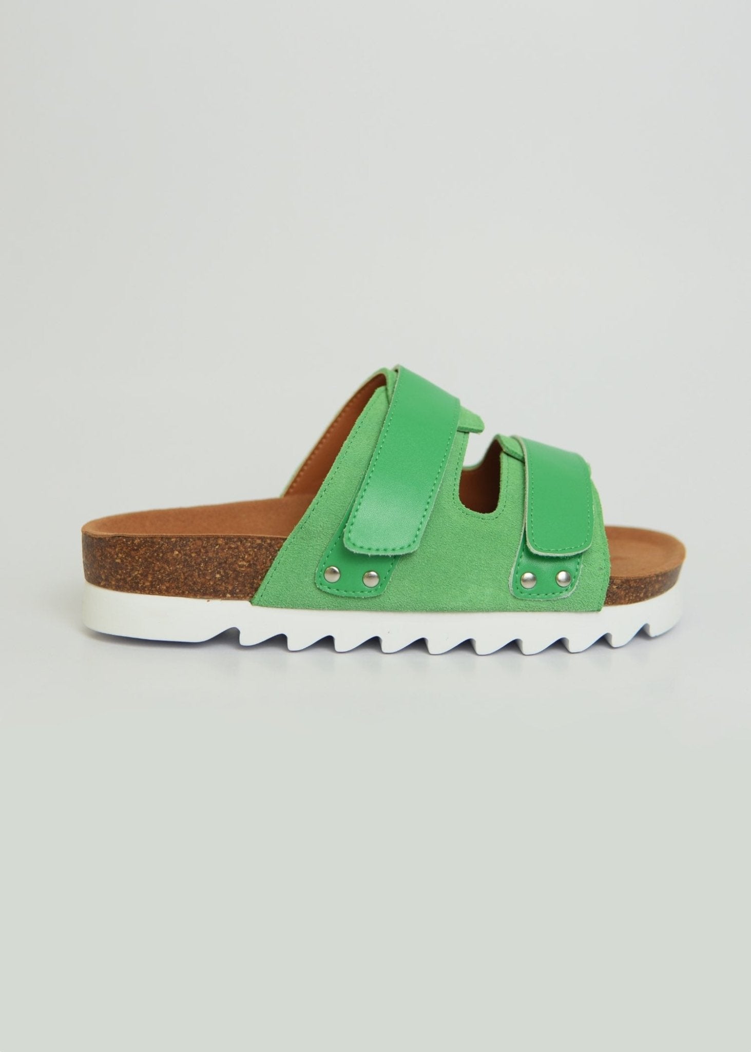 View our Hope Sandal In Green - The ultimate SHOES created by Julz and sold here, at Tribute Store