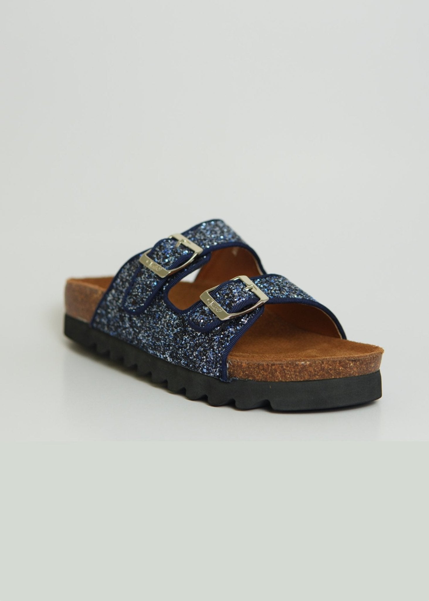 View our Hudson Sandal In Navy Glitter - by Tribute Store