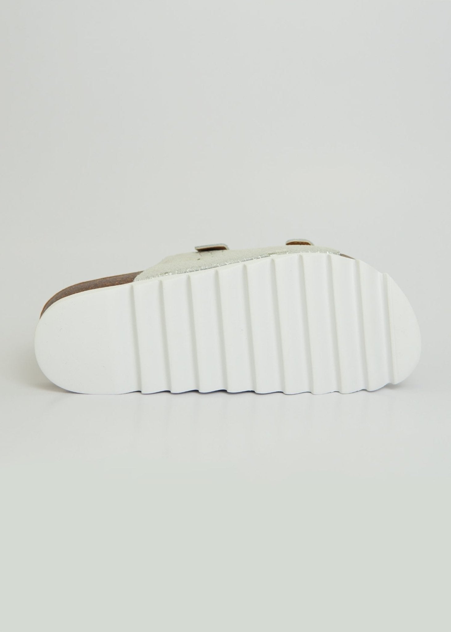 View our Hudson Sandal With Snake Print In Silver - by Tribute Store