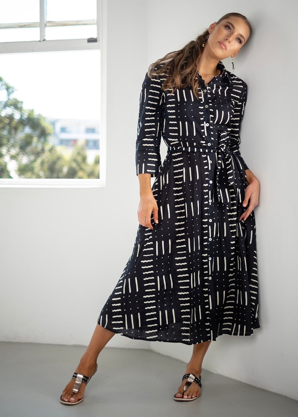 View our Jlo Dress In Black And Cream - The ultimate DRESSES created by ICONIC and sold here, at Tribute Store