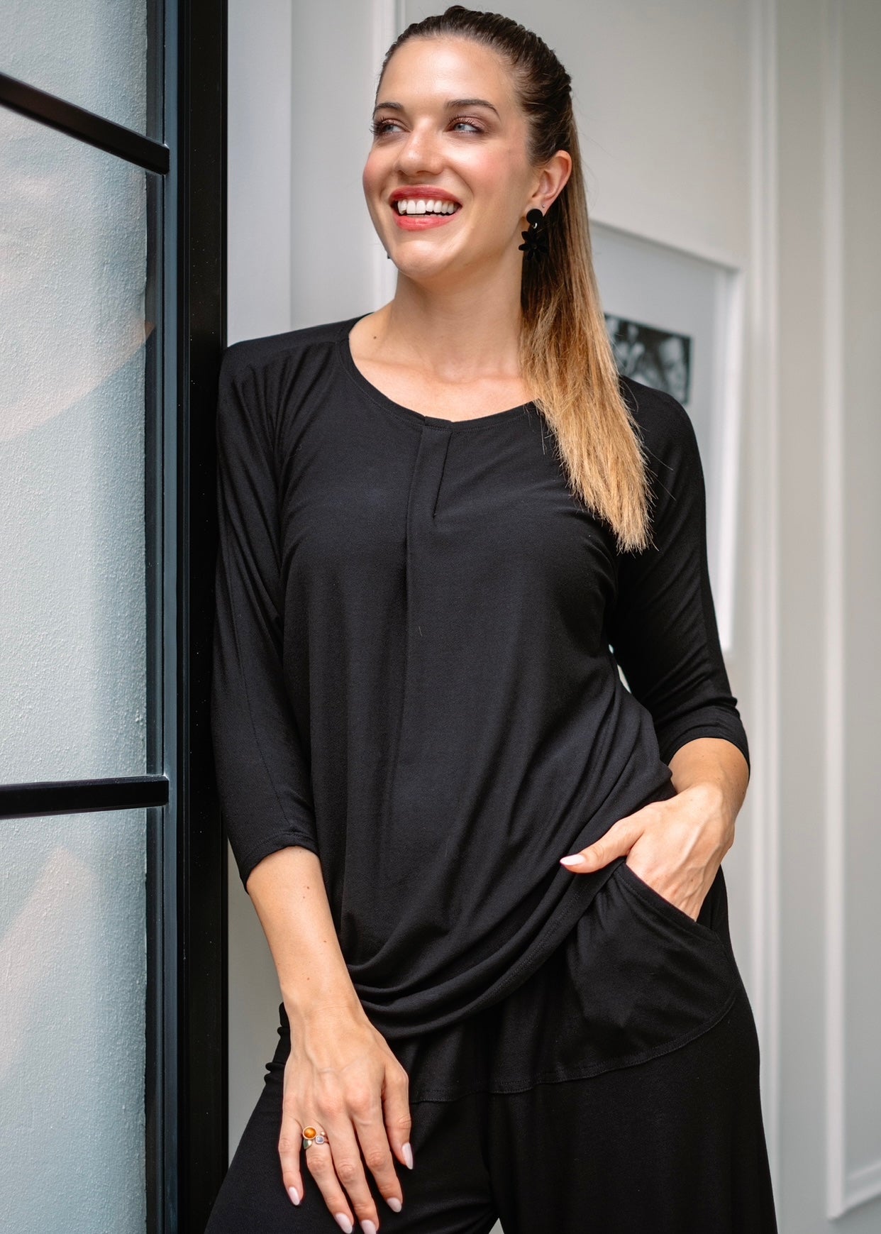 View our Melany Top In Black - The ultimate TOPS created by ICONIC and sold here, at Tribute Store