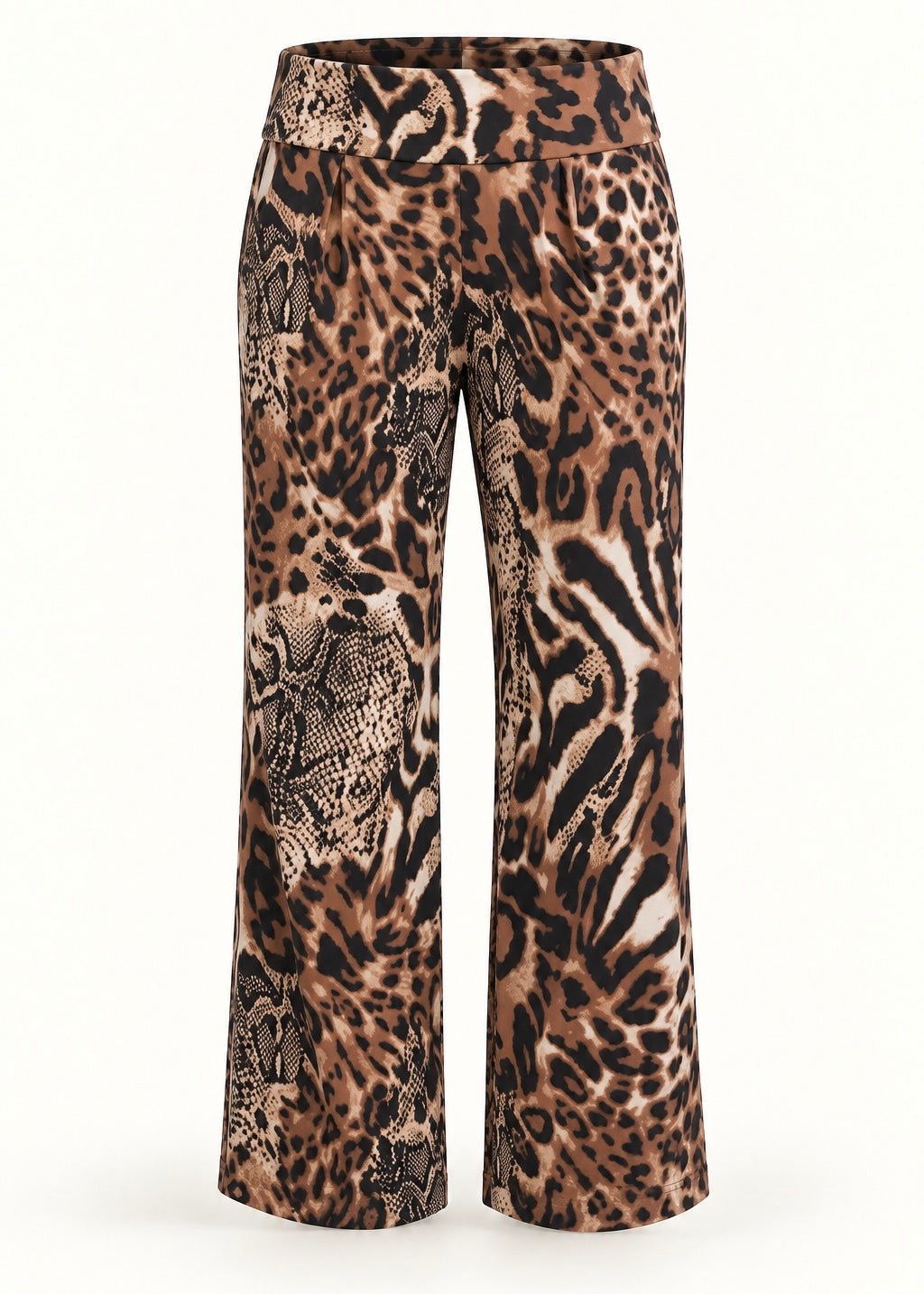 View our Alana Wide Leg Pants In Animal Print - by Tribute Store