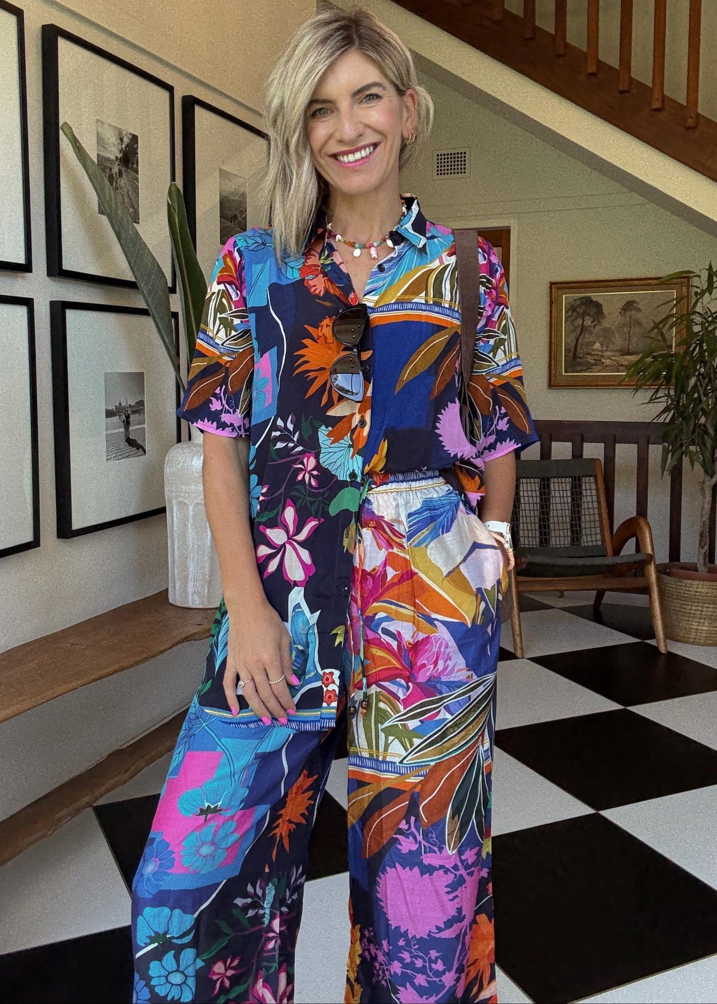 View our Blouse In Multicolour With Floral Print - by Tribute Store