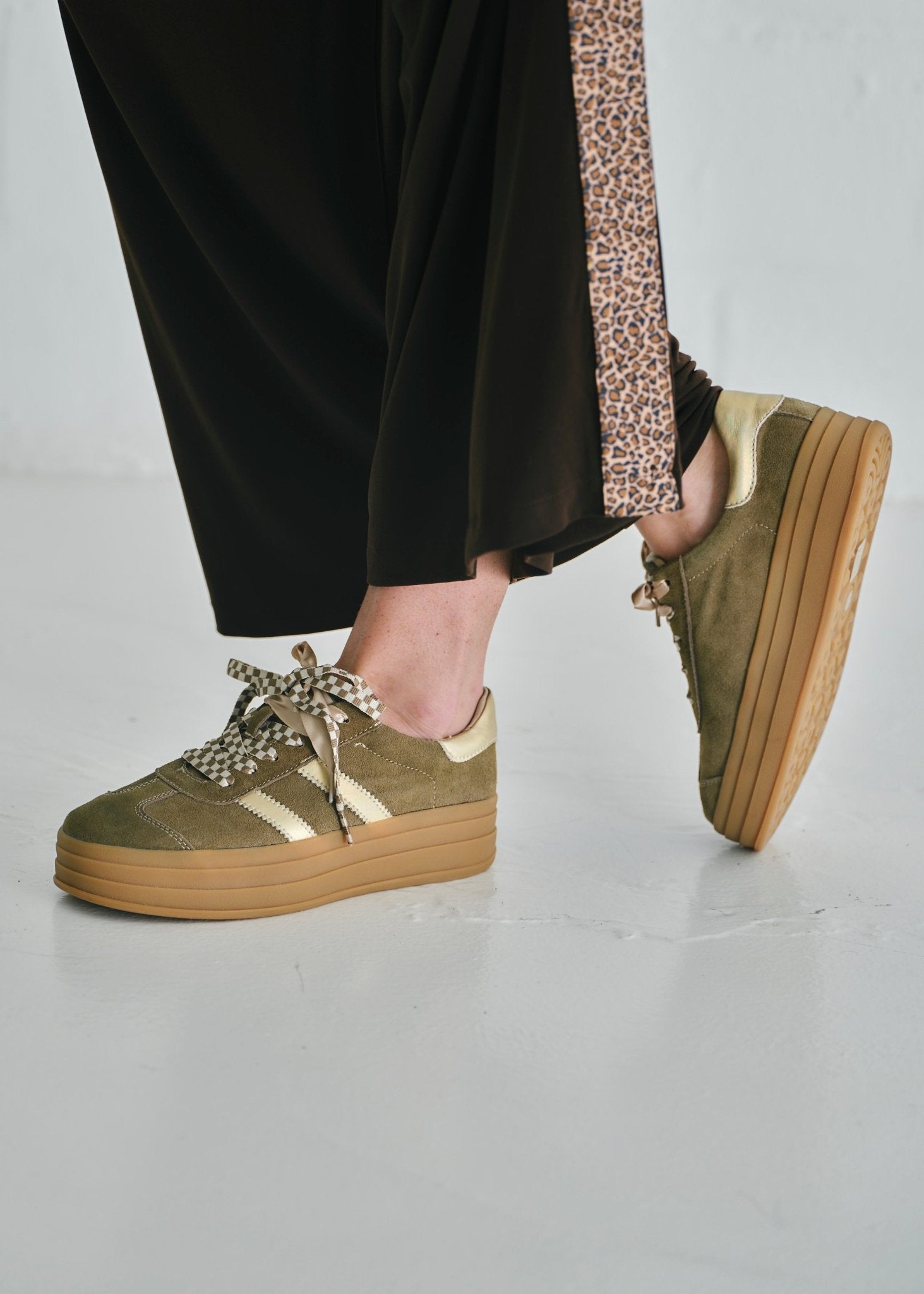 View our Bree Leather Sneaker In Hazelnut - by Tribute Store