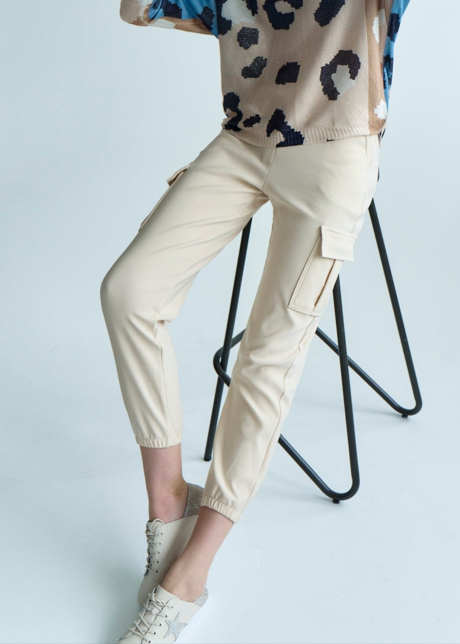 View our Cargo Style Joggers in Beige - by Tribute Store