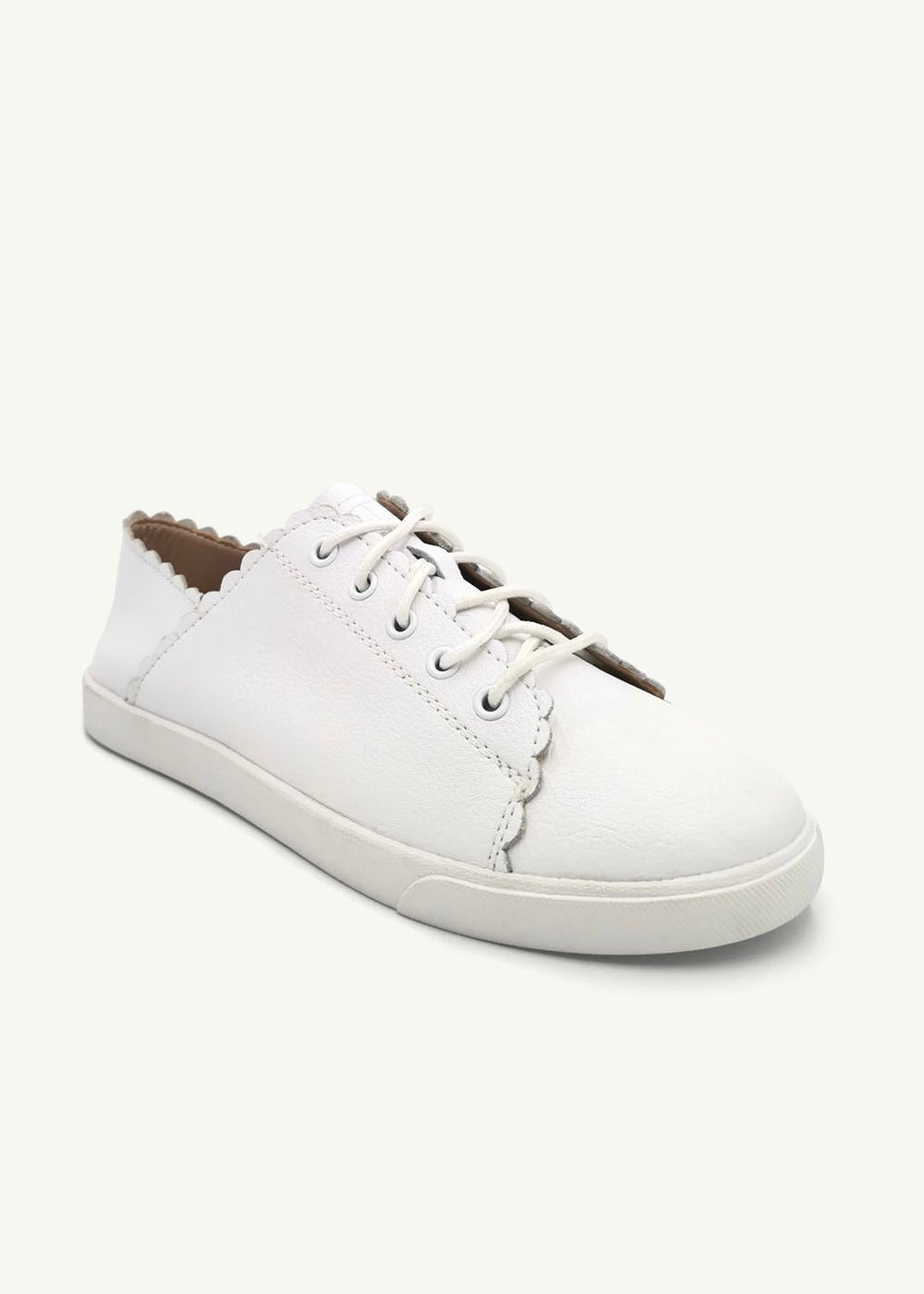 View our Chloe Leather Sneakers In White - by Tribute Store