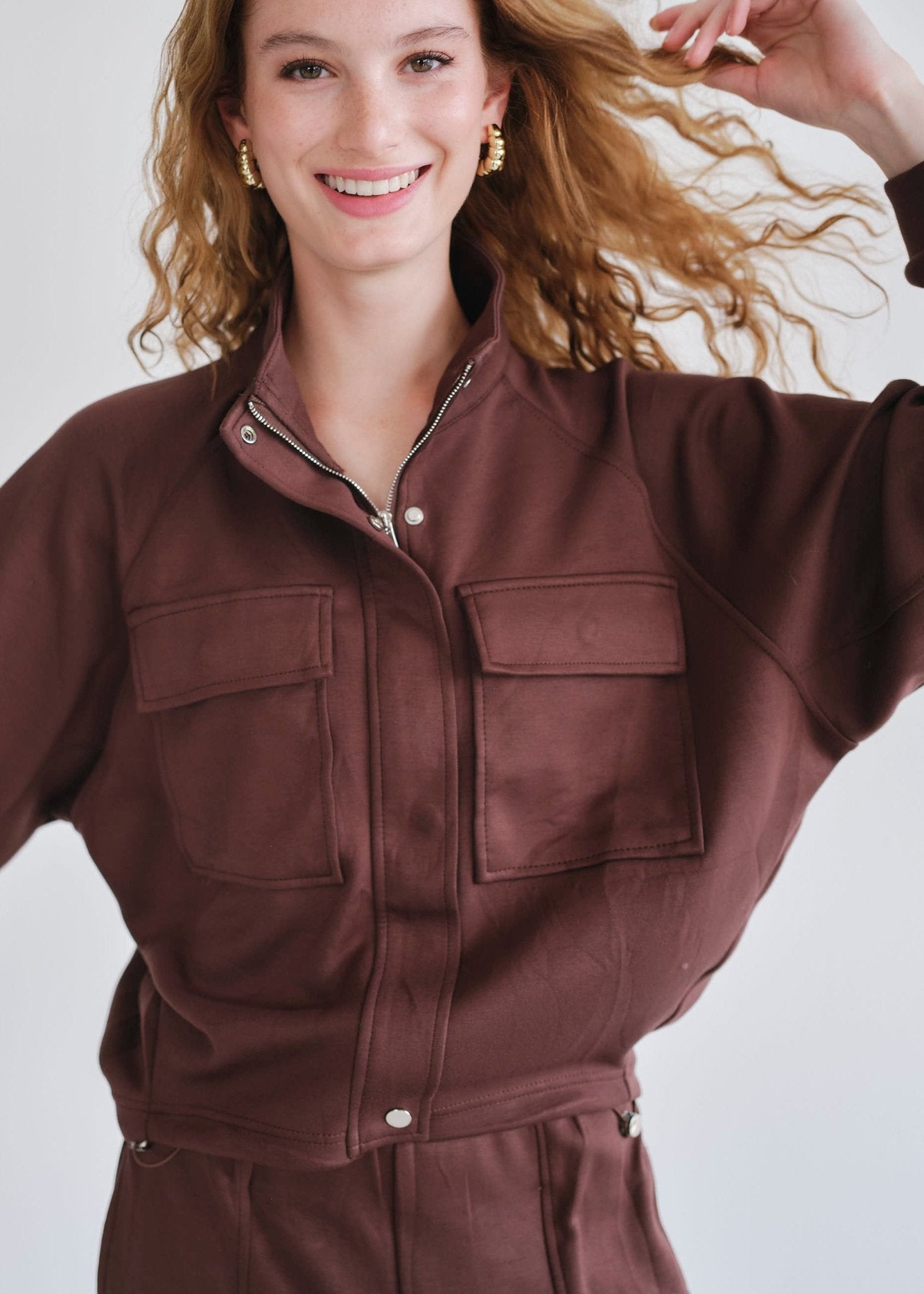 View our Chocolate Tracksuit Top - by Tribute Store