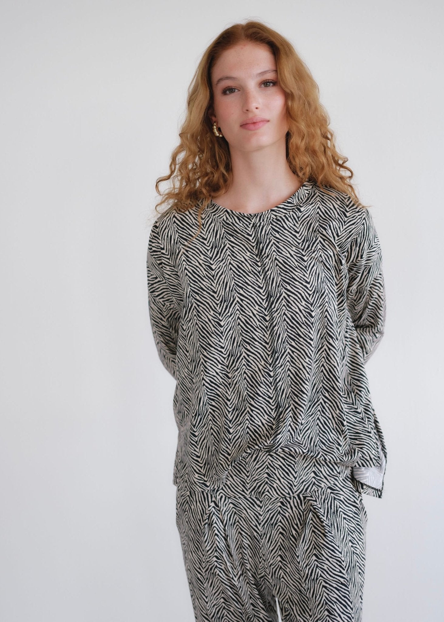 View our Classic Tee With Flossing Detail In Safari Sketch Print - by Tribute Store