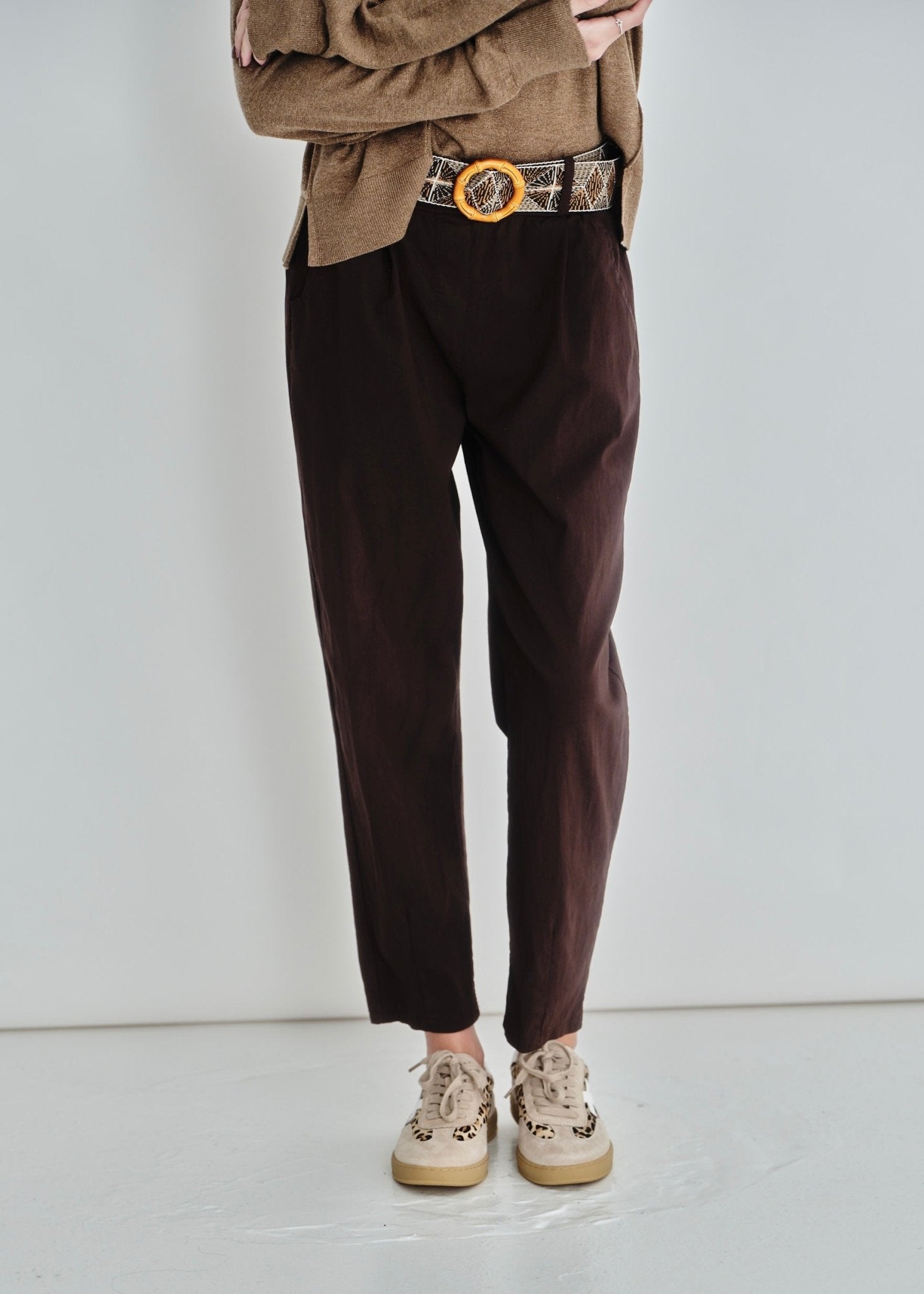 View our Cocoa Pants In Chocolate - by Tribute Store