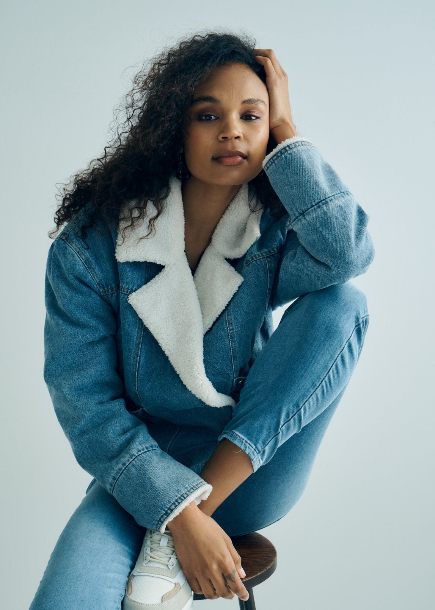 View our Denim Teddy Lined Winter Jacket - by Tribute Store