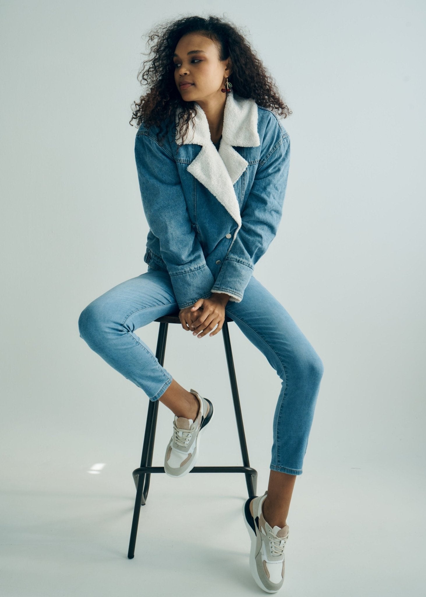 View our Denim Teddy Lined Winter Jacket - by Tribute Store