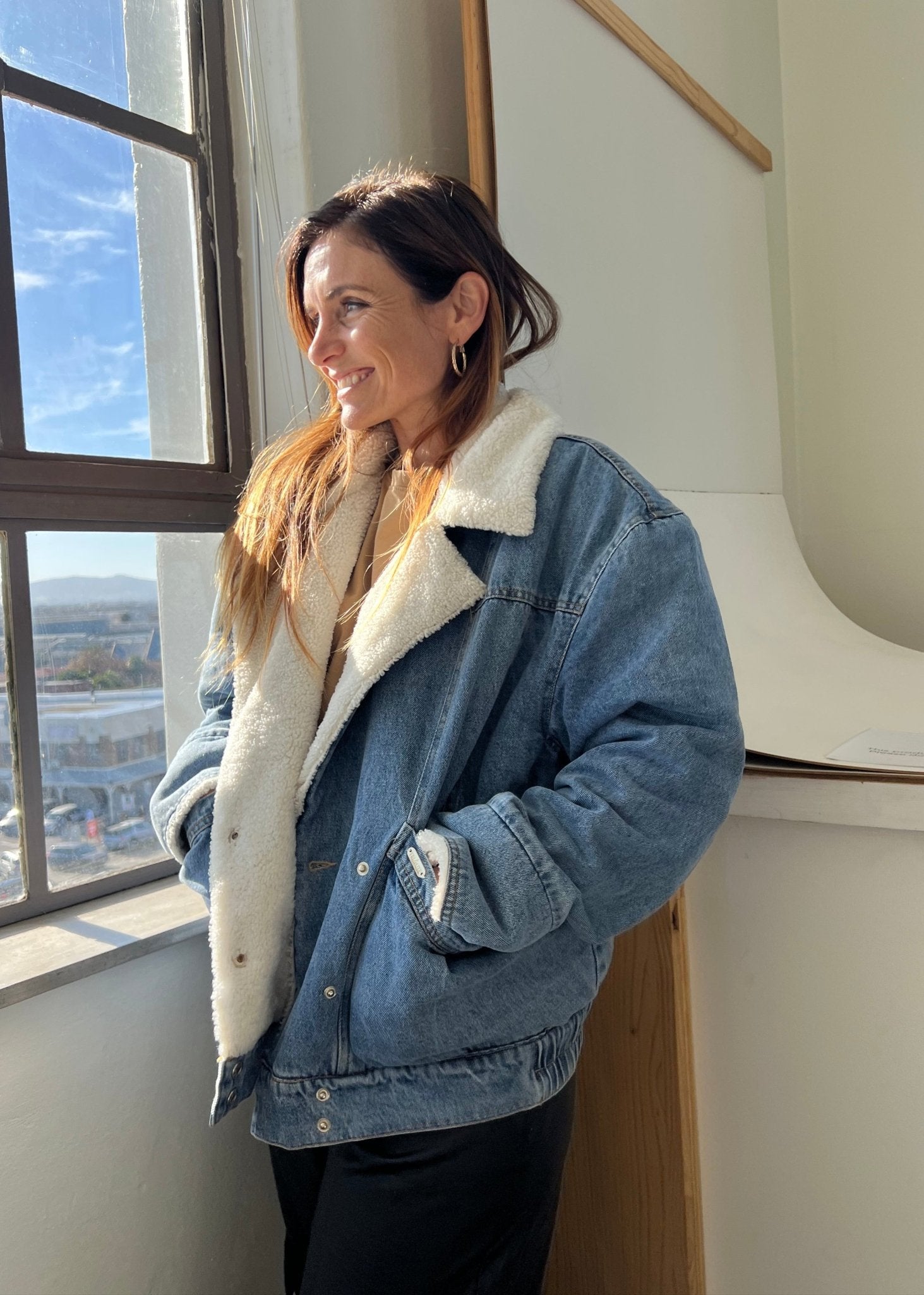 View our Denim Teddy Lined Winter Jacket - by Tribute Store