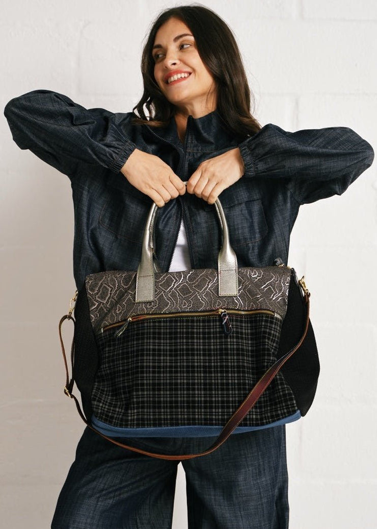 View our Genuine Leather Two-Way Duffle Bag - by Tribute Store