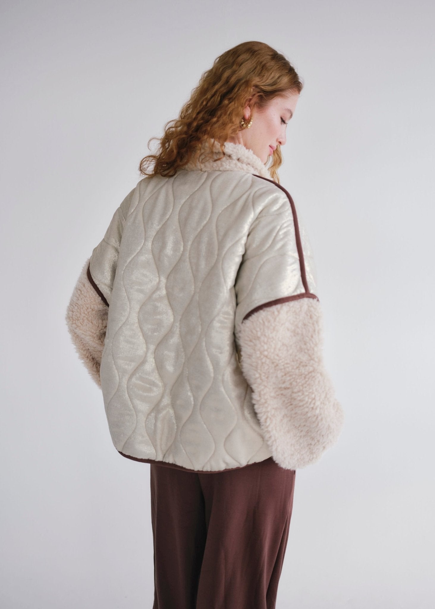 View our Gstaad Gold Puffer Jacket - by Tribute Store