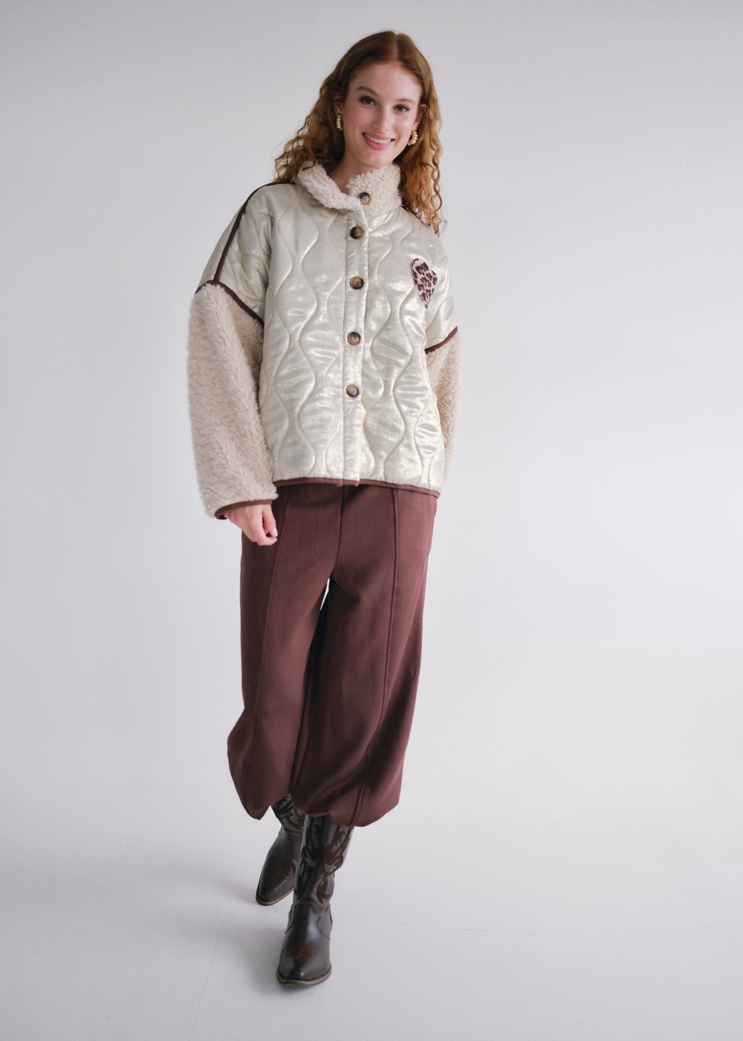 View our Gstaad Gold Puffer Jacket - by Tribute Store