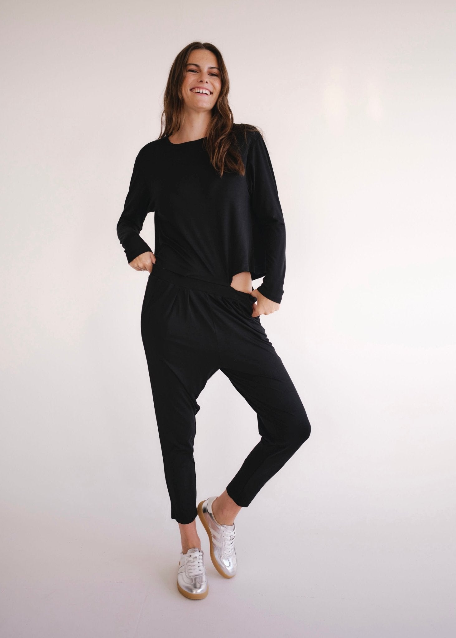 View our Harper Relaxed Jumpsuit In Black - by Tribute Store