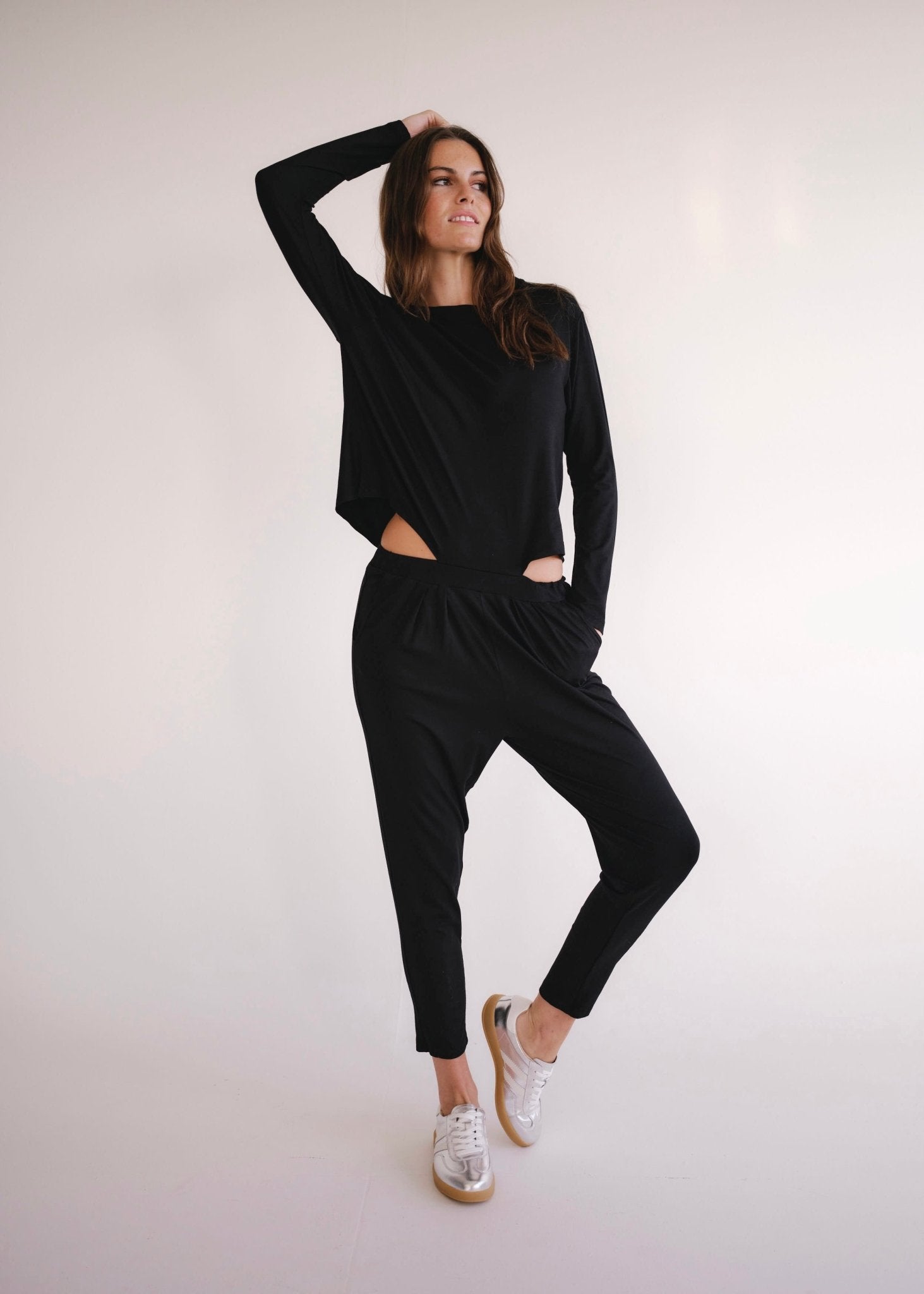 View our Harper Relaxed Jumpsuit In Black - by Tribute Store