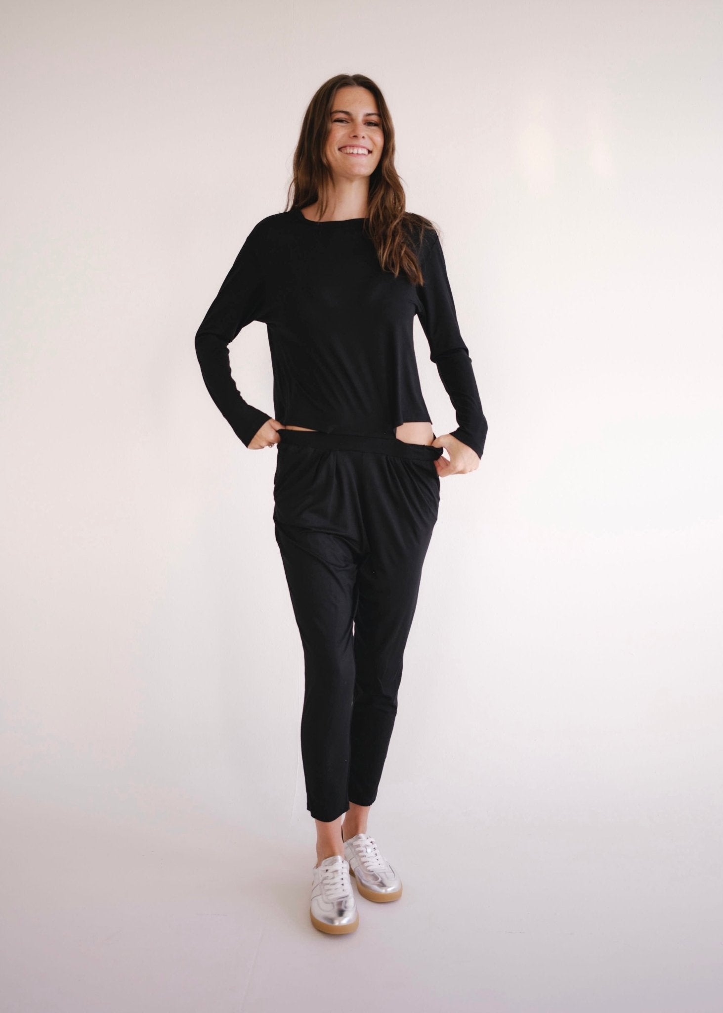 View our Harper Relaxed Jumpsuit In Black - by Tribute Store