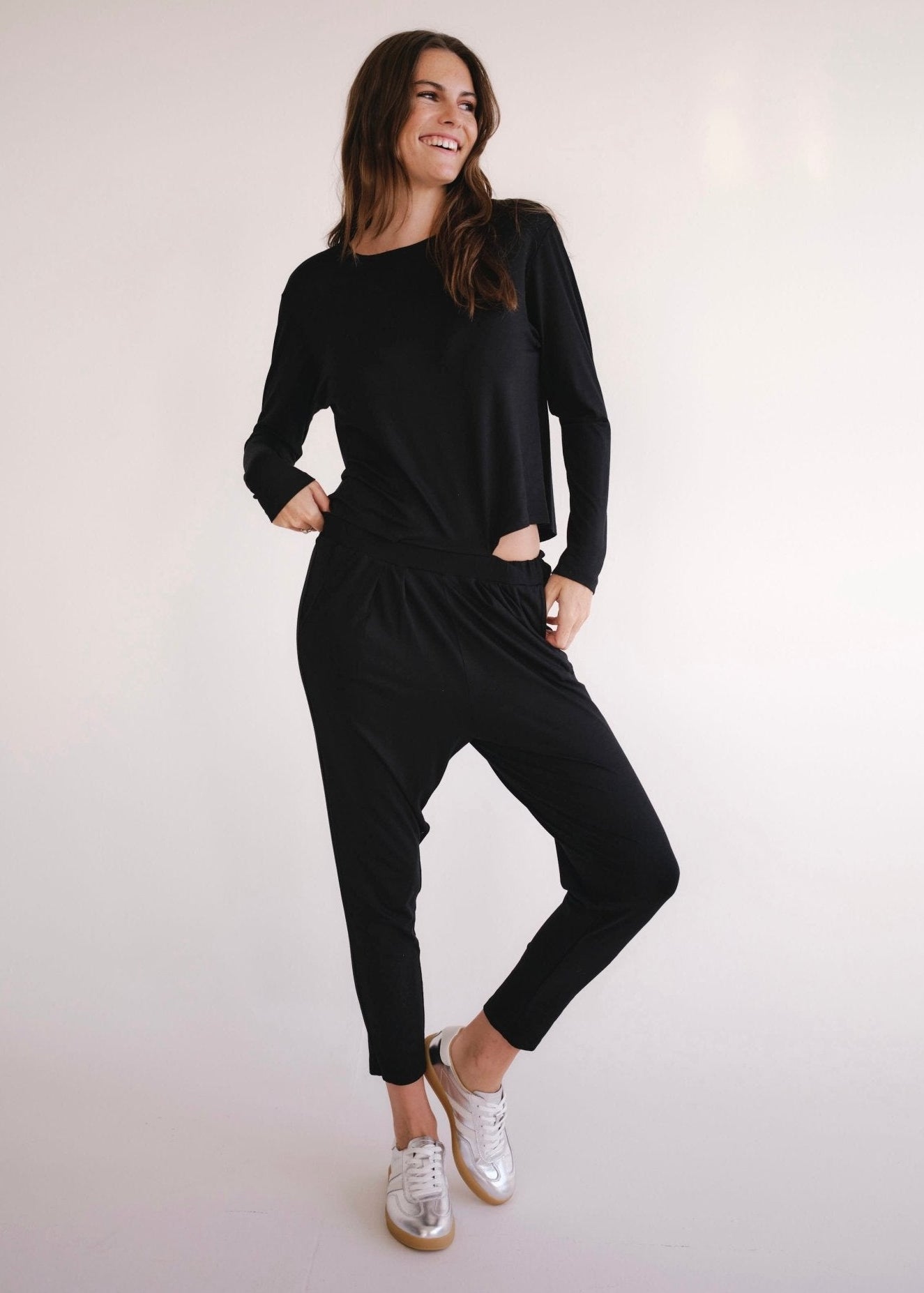 View our Harper Relaxed Jumpsuit In Black - by Tribute Store
