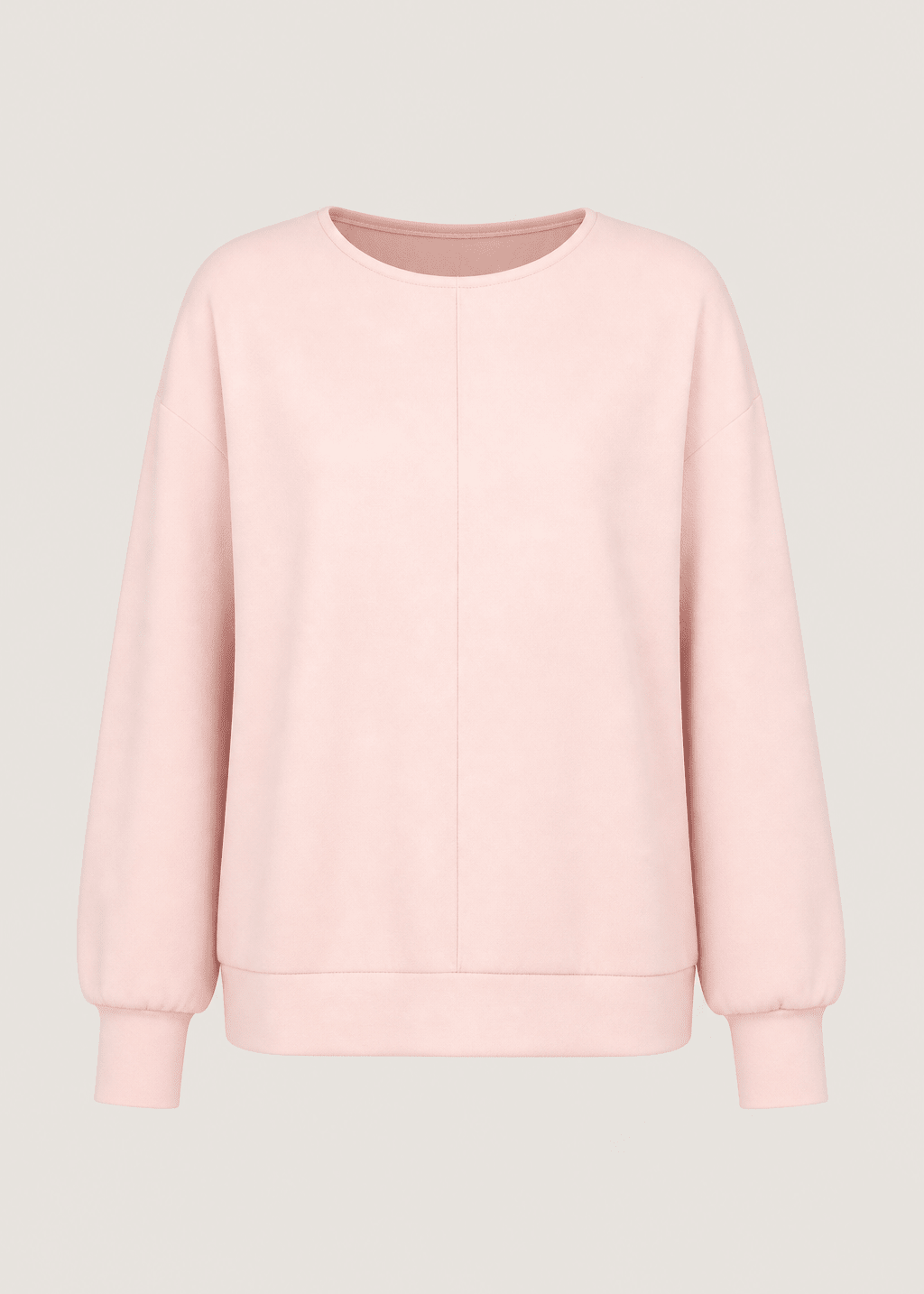 View our Hygge Boat Neck Long Sleeve Sweater In Blush Pink - by Tribute Store