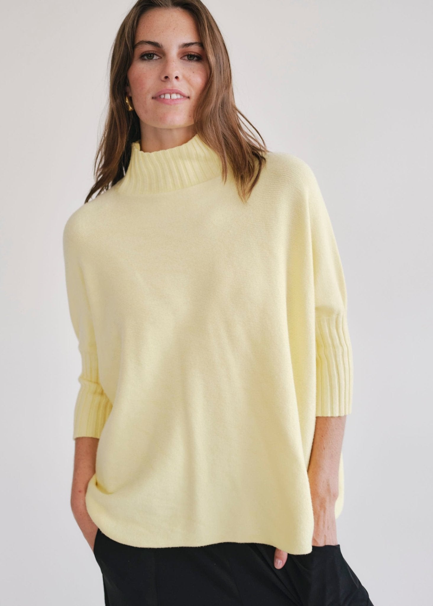 View our Ines Italian Viscose Knit In Yellow - by Tribute Store