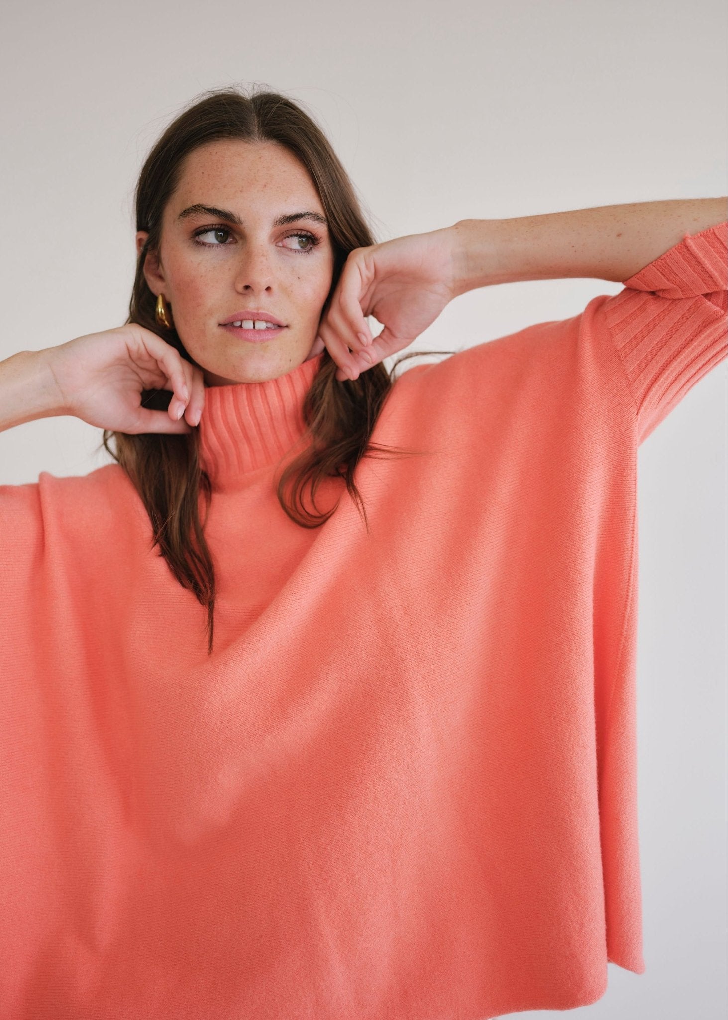 View our Ines Viscose Knit In Peach - by Tribute Store