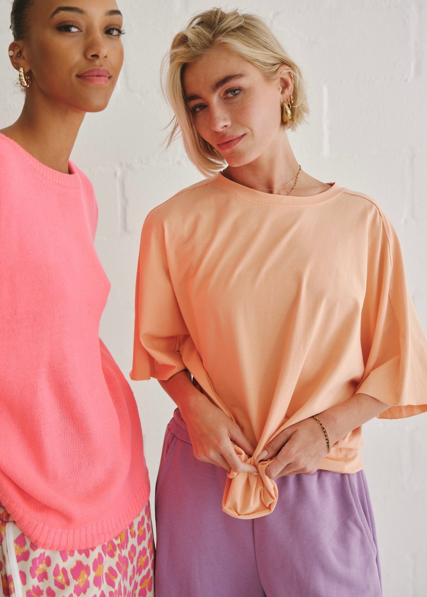 View our Italian Cotton Orange Tee - by Tribute Store