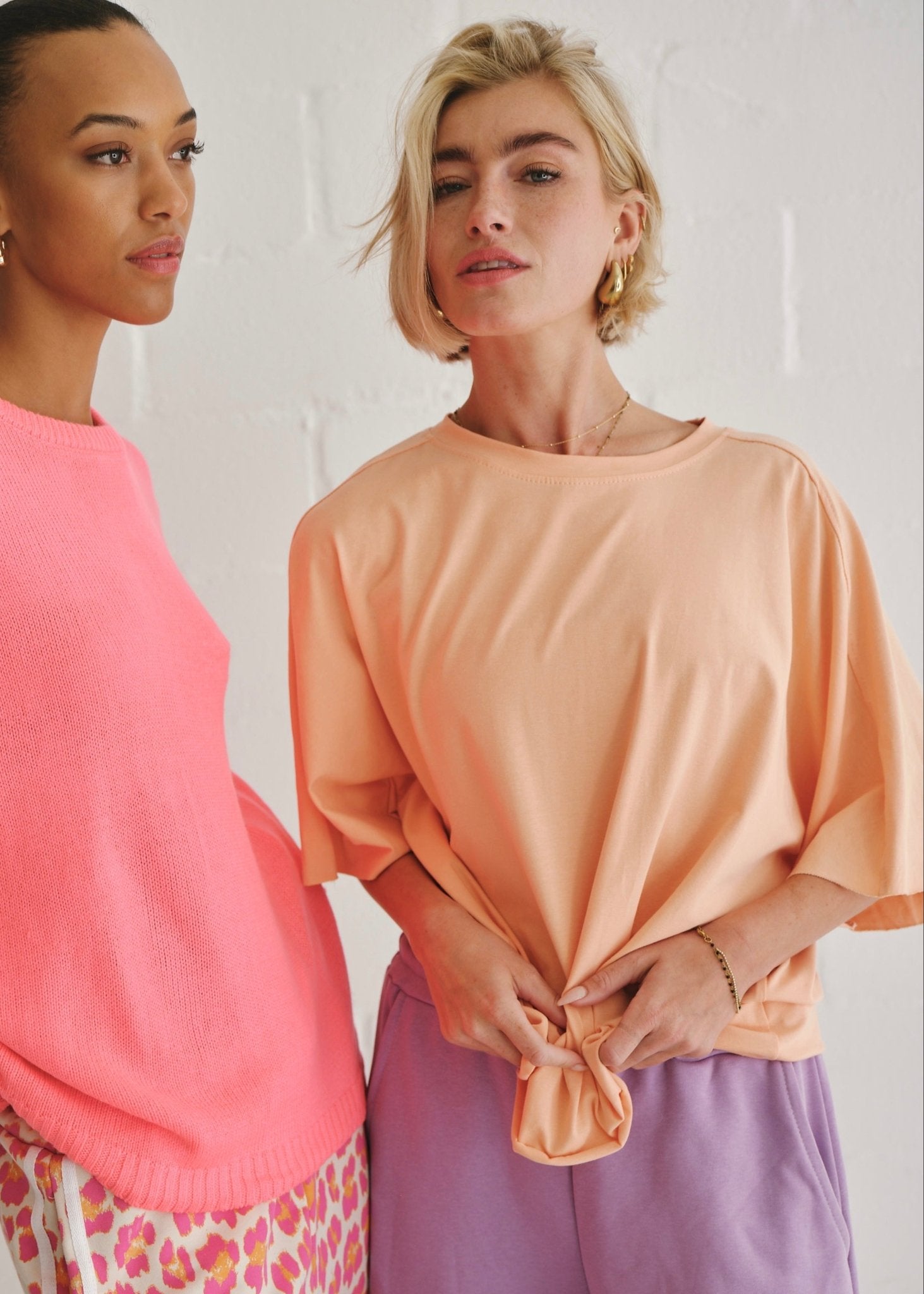 View our Italian Cotton Orange Tee - by Tribute Store