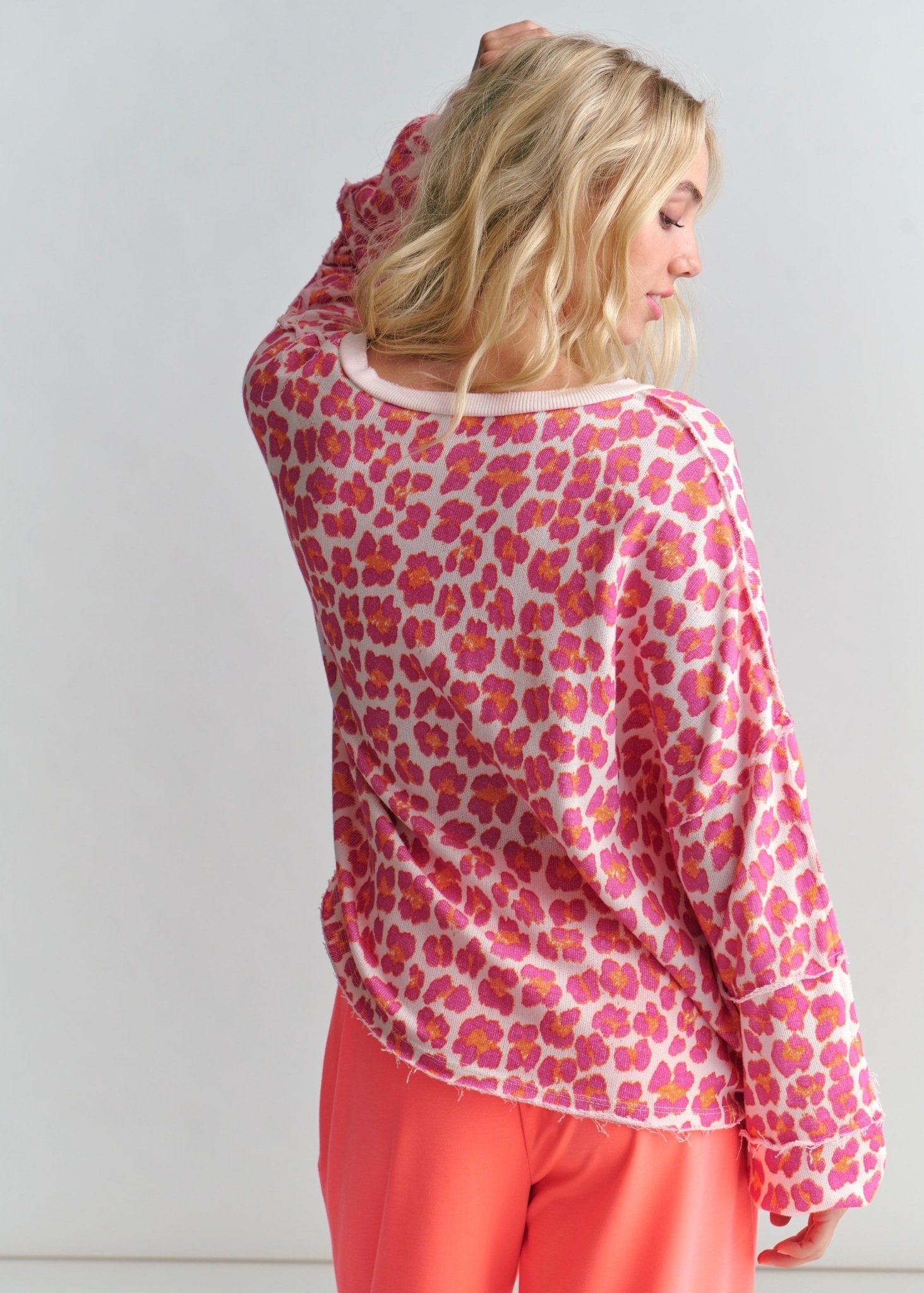View our Italian Leopard Jumper In White, Lilac and Pink - by Tribute Store