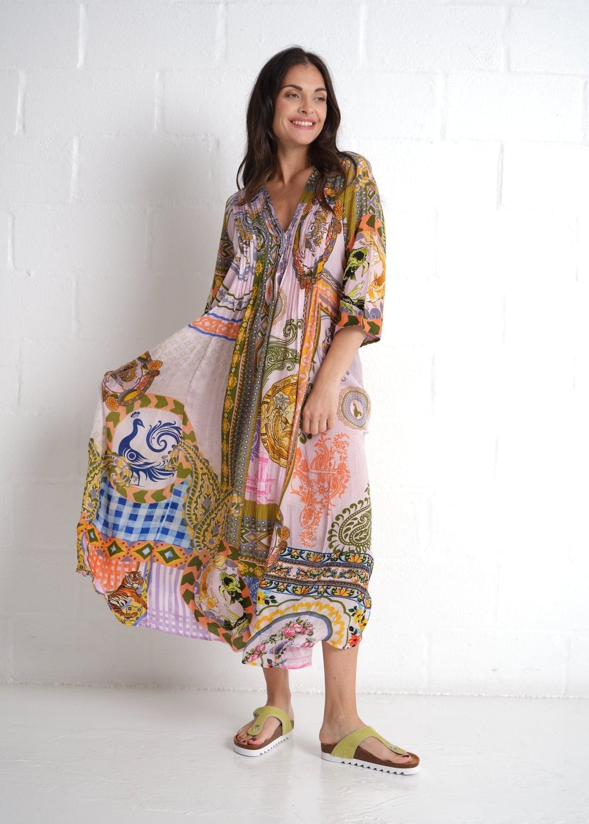 View our Jolie Elaine Dress In Olive - by Tribute Store