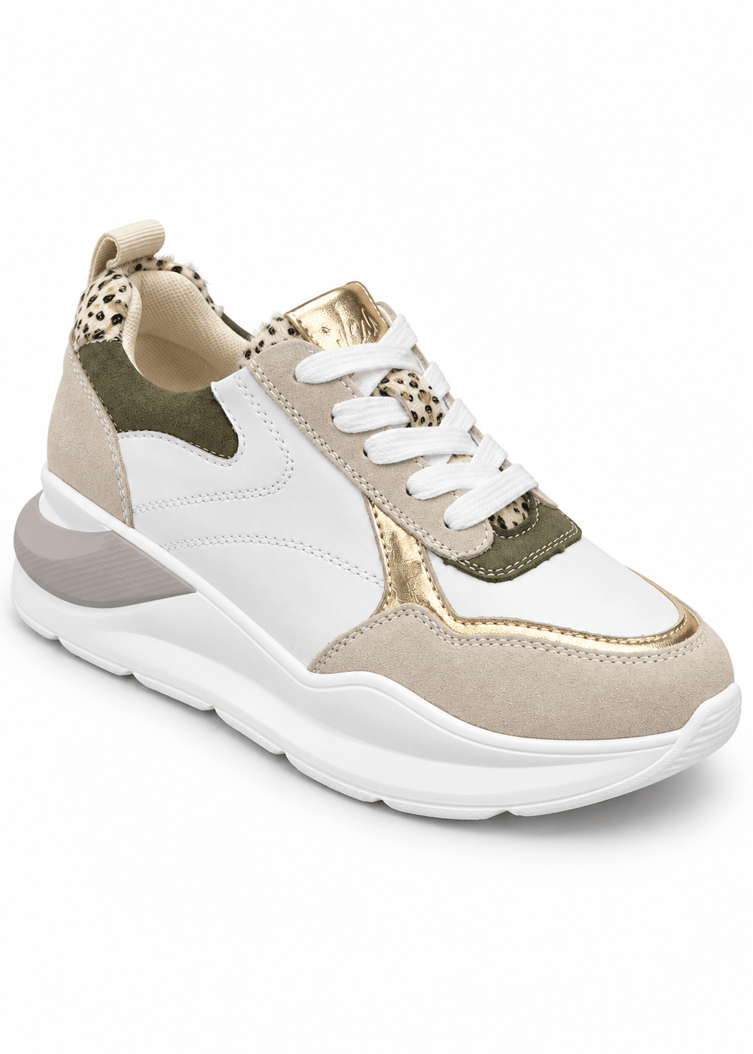 View our Julz Dara Sneaker In Olive - by Tribute Store