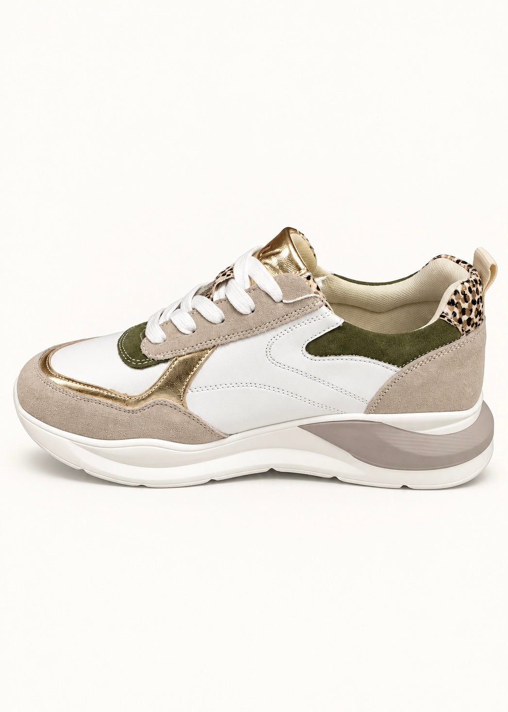 View our Julz Dara Sneaker In Olive - by Tribute Store
