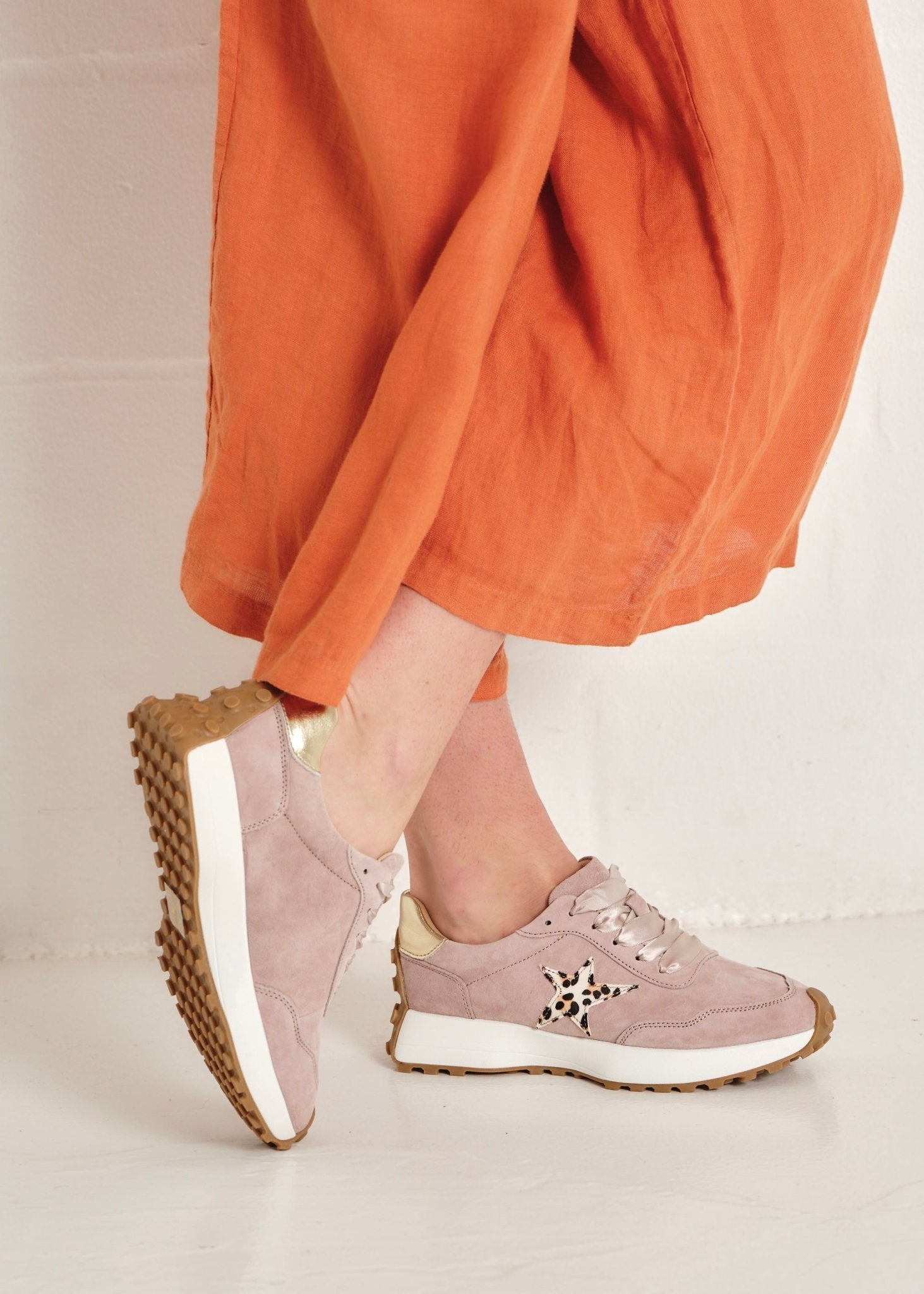 View our Julz Hunter Leather Sneaker In Grey - by Tribute Store