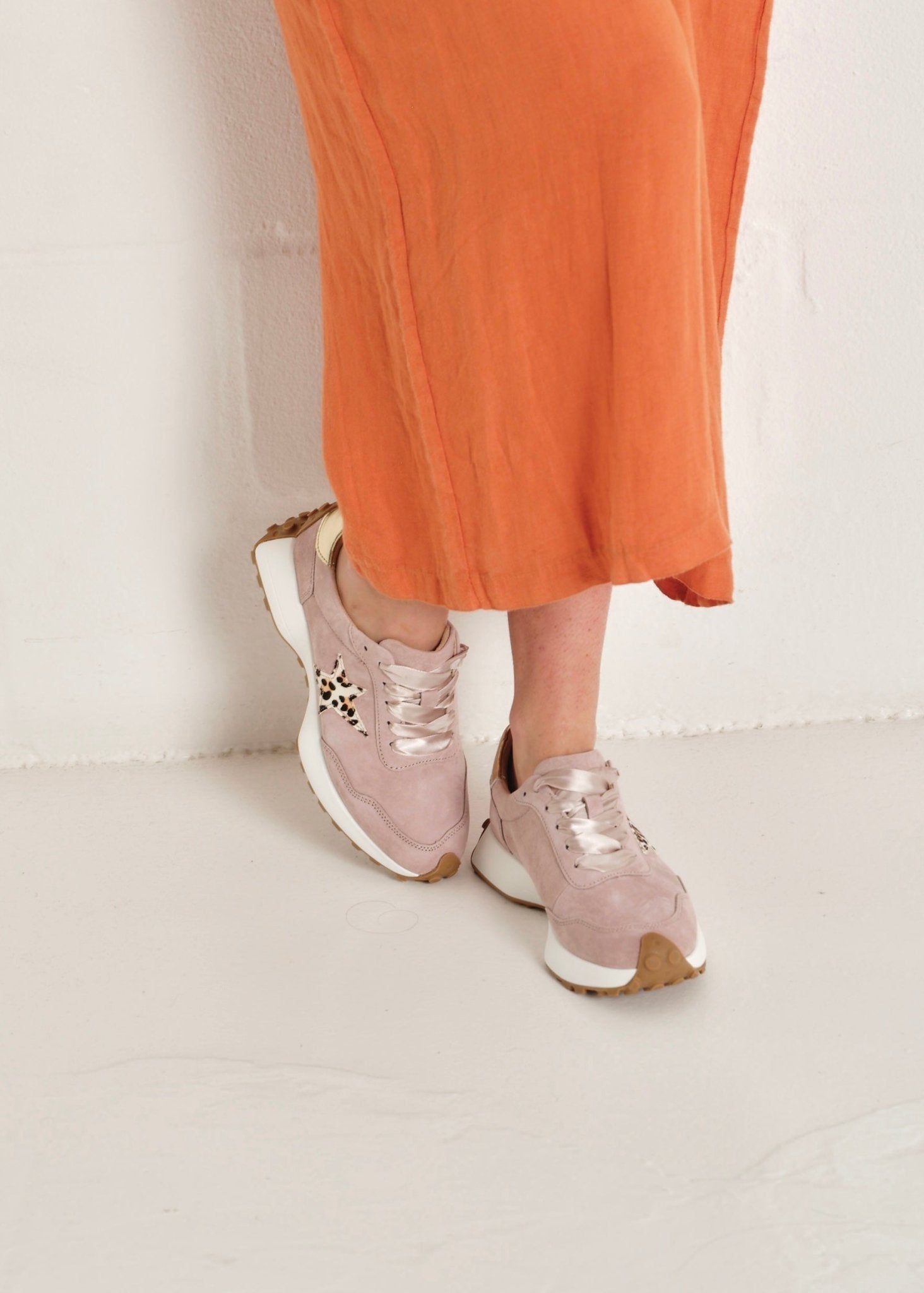 View our Julz Hunter Leather Sneaker In Grey - by Tribute Store